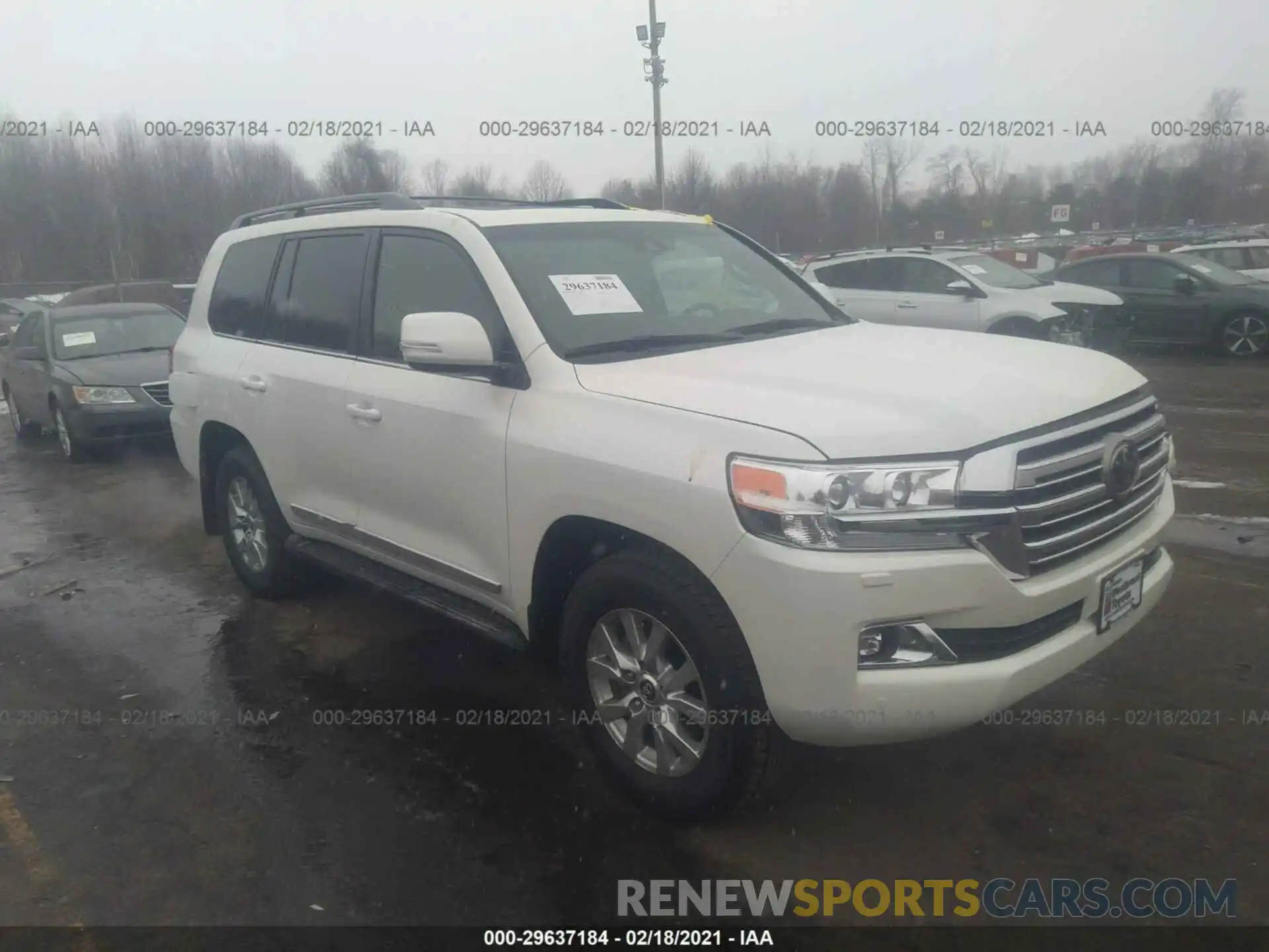 1 Photograph of a damaged car JTMCY7AJ9M4099857 TOYOTA LAND CRUISER 2021