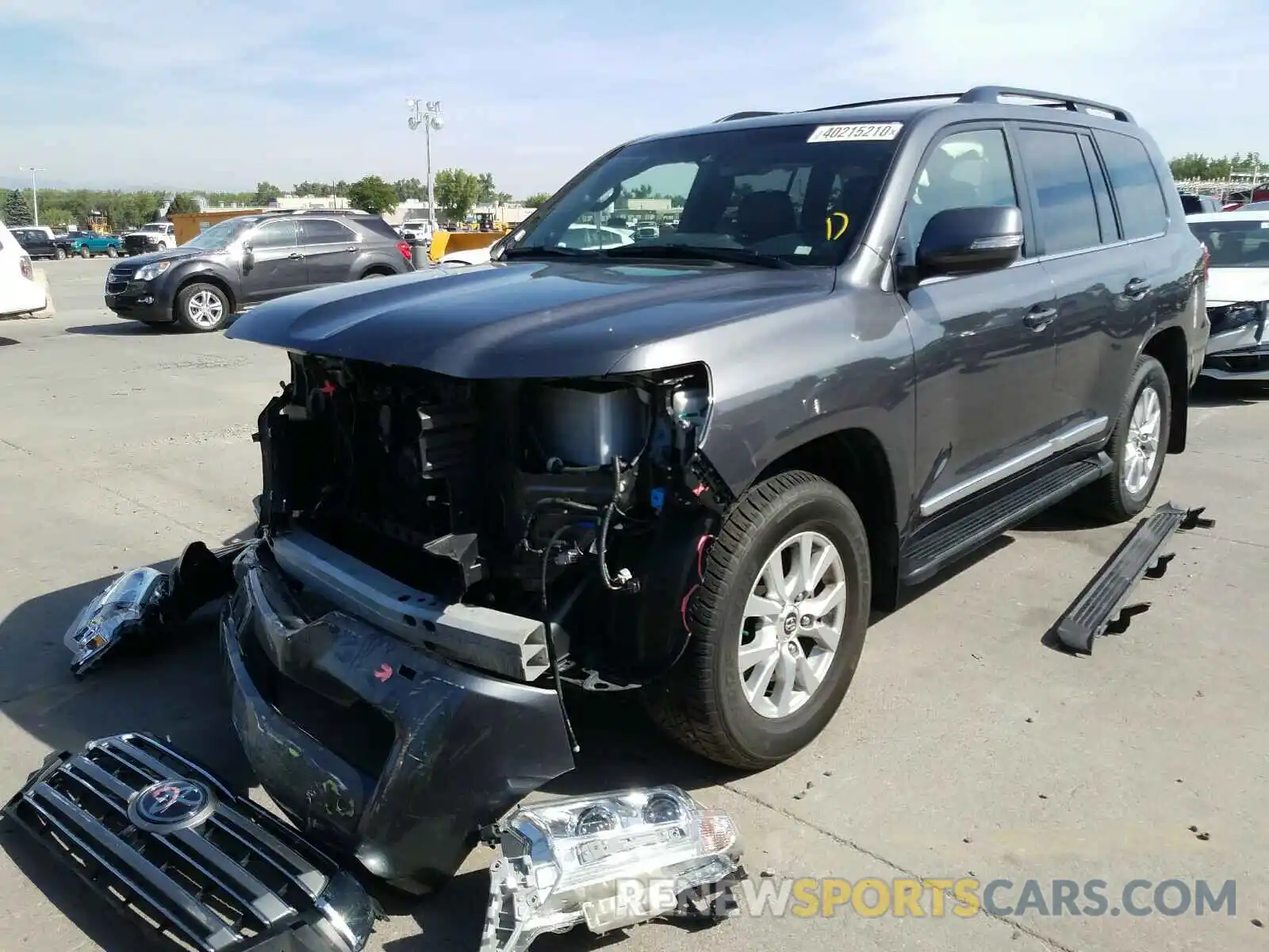 2 Photograph of a damaged car JTMCY7AJXK4082076 TOYOTA LANDCRUISR 2019