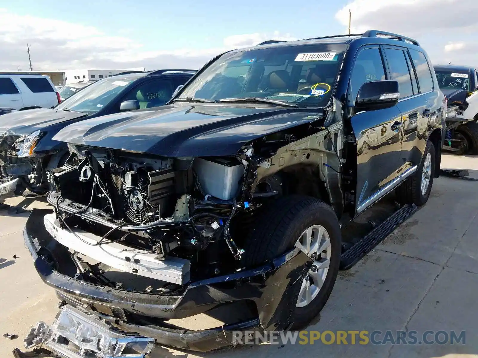 2 Photograph of a damaged car JTMCY7AJ1L4087863 TOYOTA LANDCRUISR 2020