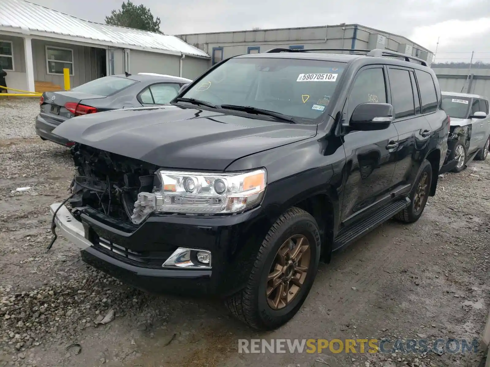 2 Photograph of a damaged car JTMCY7AJ3L4093597 TOYOTA LANDCRUISR 2020