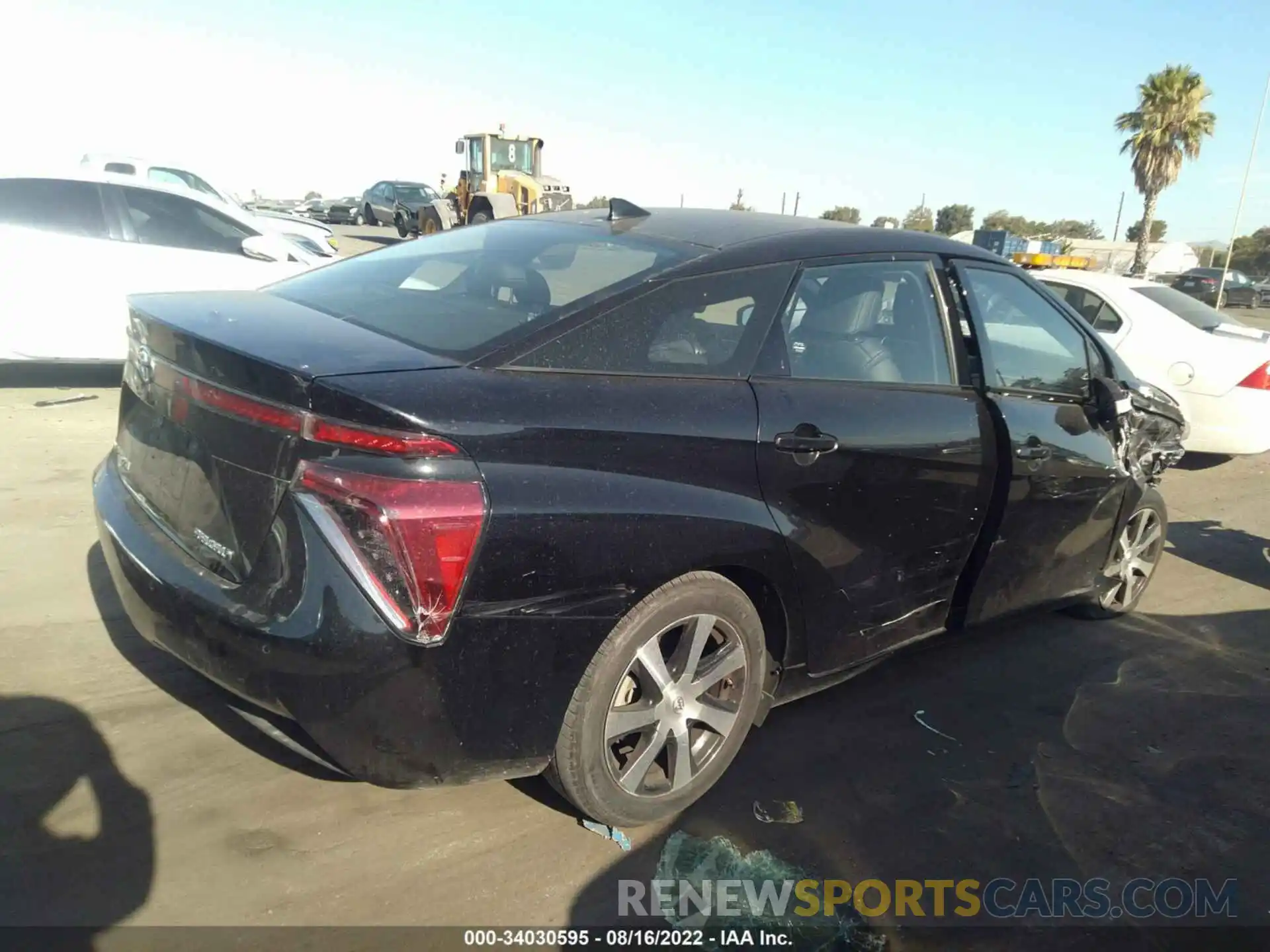 4 Photograph of a damaged car JTDBVRBD0KA005744 TOYOTA MIRAI 2019