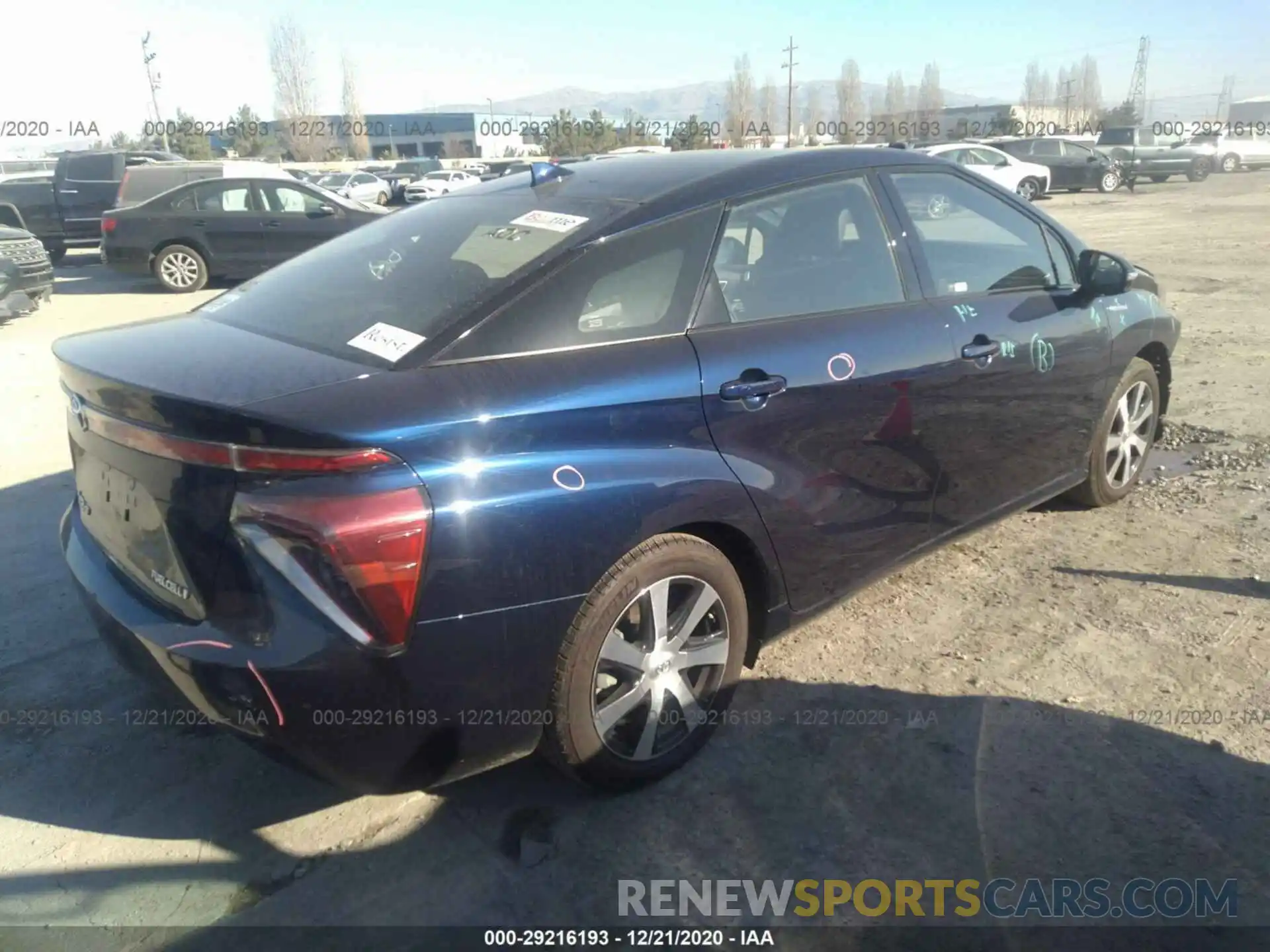 4 Фотография поврежденного автомобиля JTDBVRBD0KA005775 TOYOTA MIRAI 2019