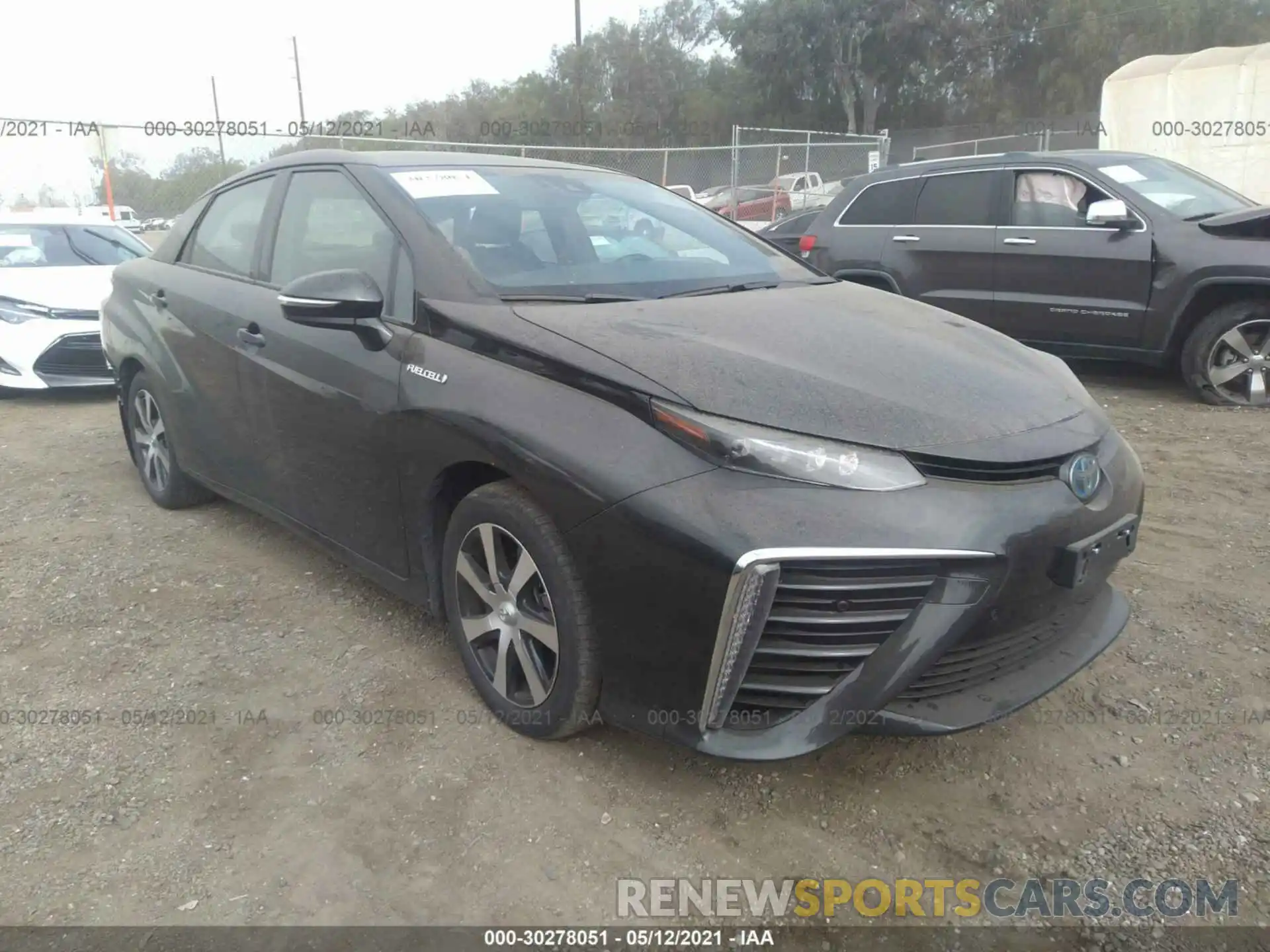 1 Photograph of a damaged car JTDBVRBD0KA006182 TOYOTA MIRAI 2019