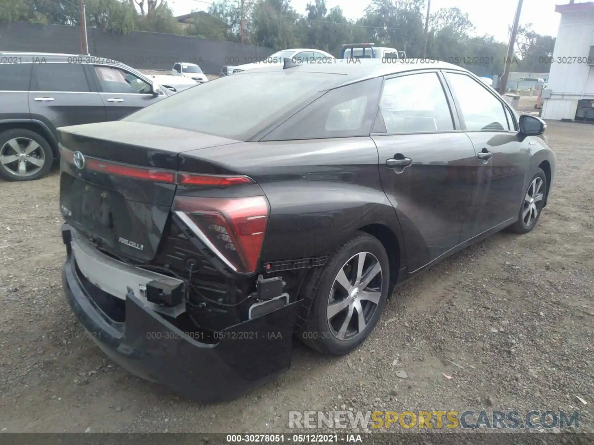 4 Photograph of a damaged car JTDBVRBD0KA006182 TOYOTA MIRAI 2019