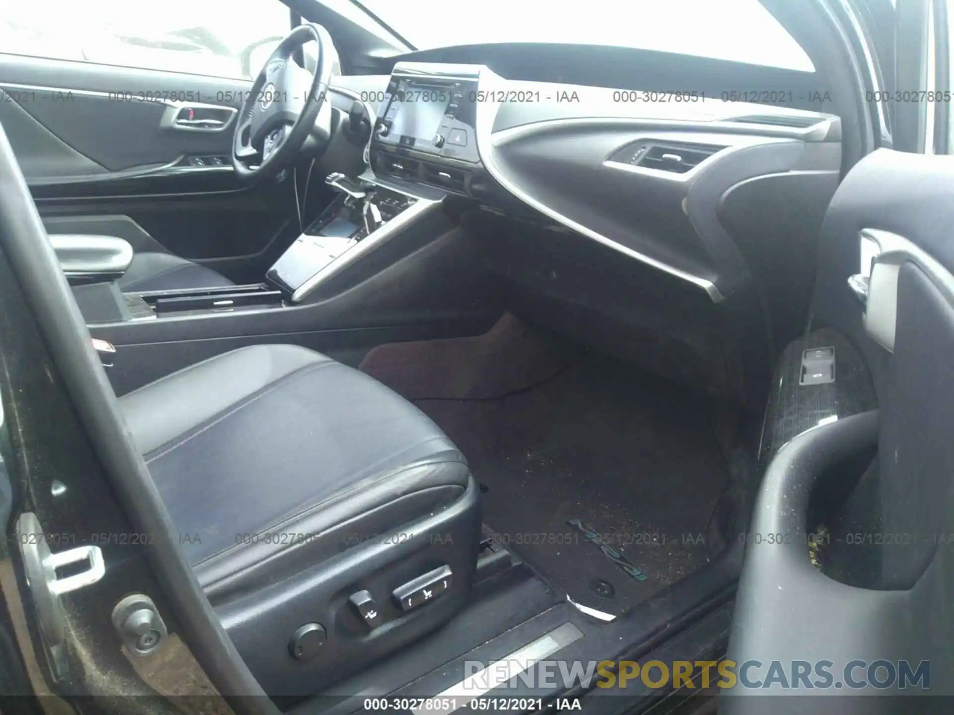 5 Photograph of a damaged car JTDBVRBD0KA006182 TOYOTA MIRAI 2019