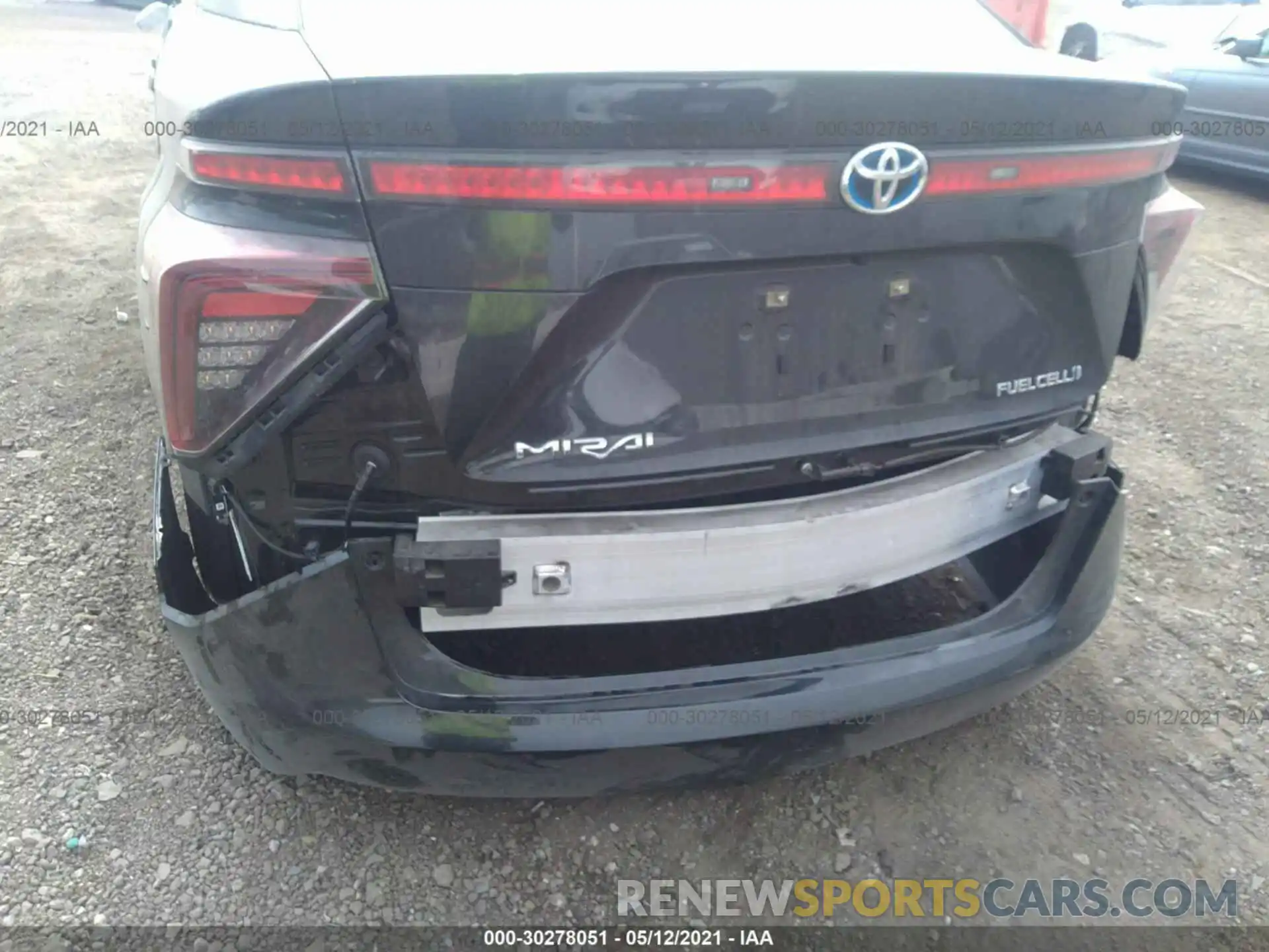 6 Photograph of a damaged car JTDBVRBD0KA006182 TOYOTA MIRAI 2019