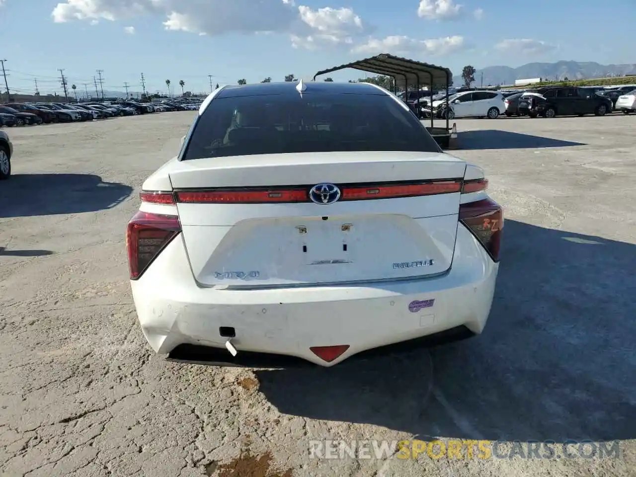 6 Photograph of a damaged car JTDBVRBD0KA007137 TOYOTA MIRAI 2019