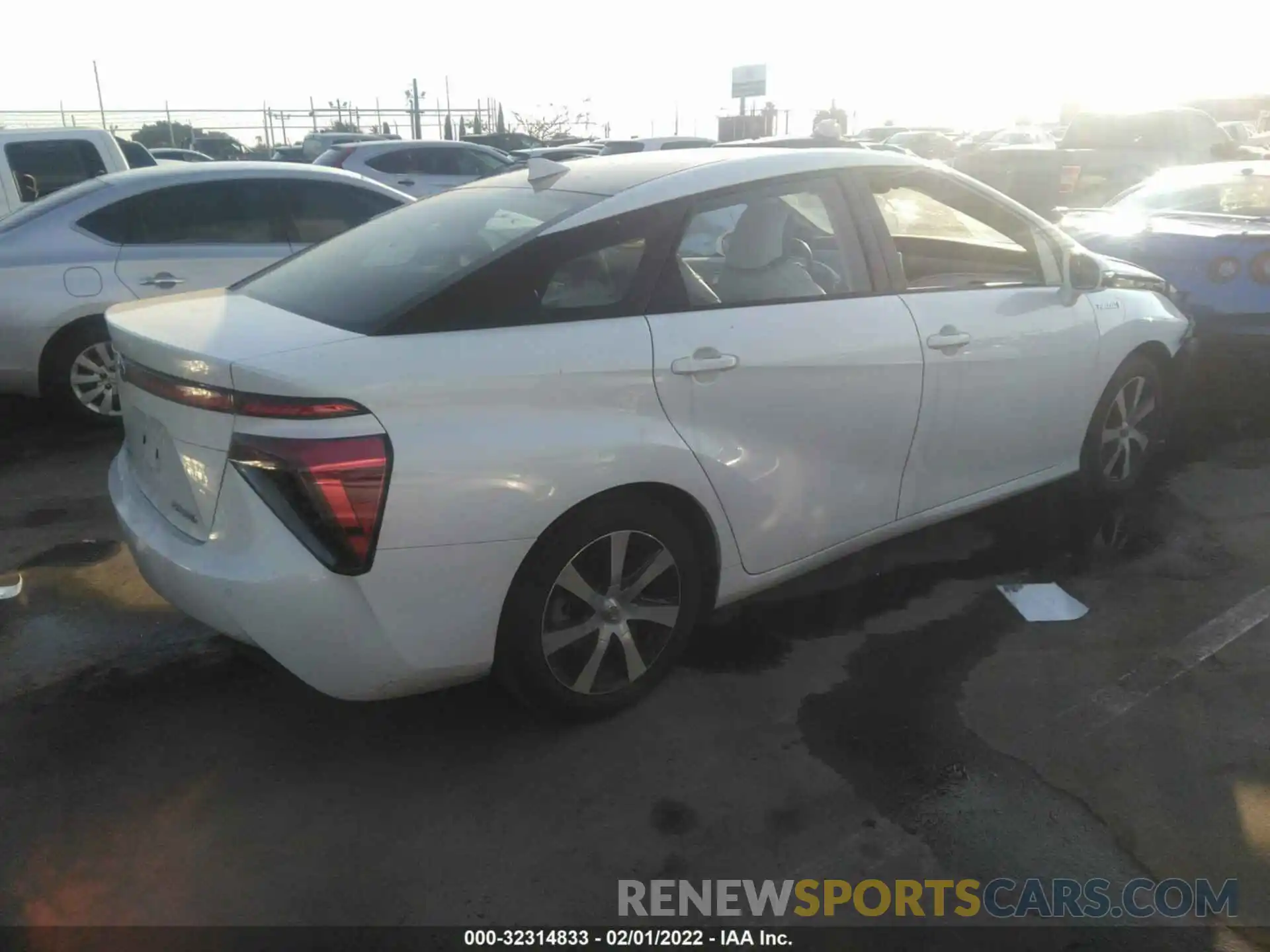 4 Photograph of a damaged car JTDBVRBD0KA007381 TOYOTA MIRAI 2019