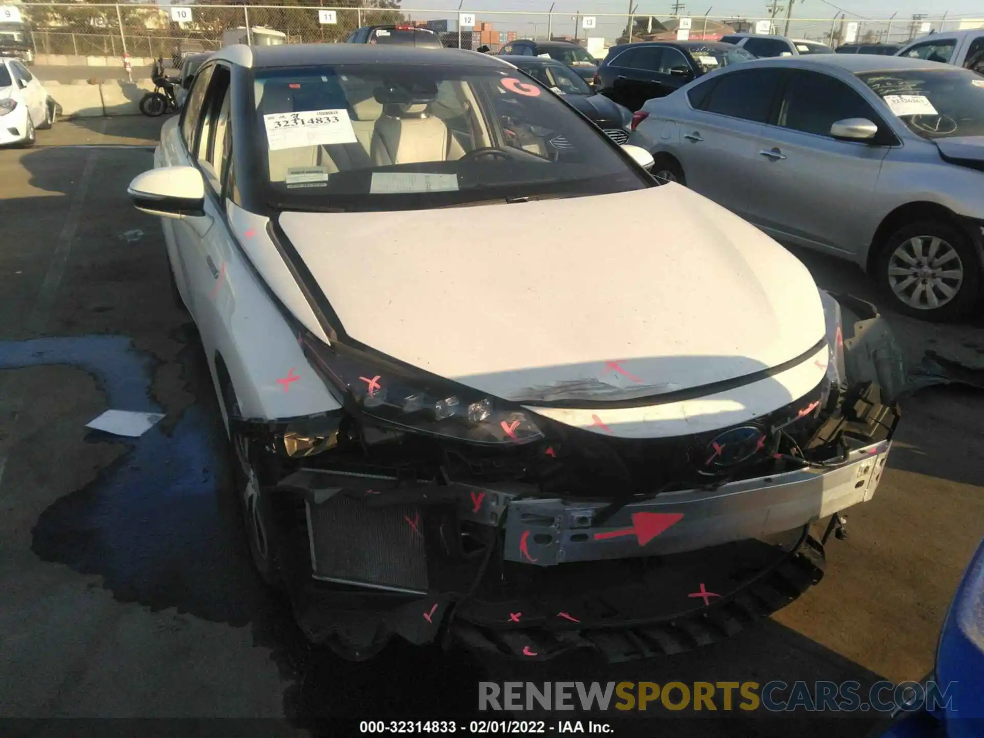 6 Photograph of a damaged car JTDBVRBD0KA007381 TOYOTA MIRAI 2019