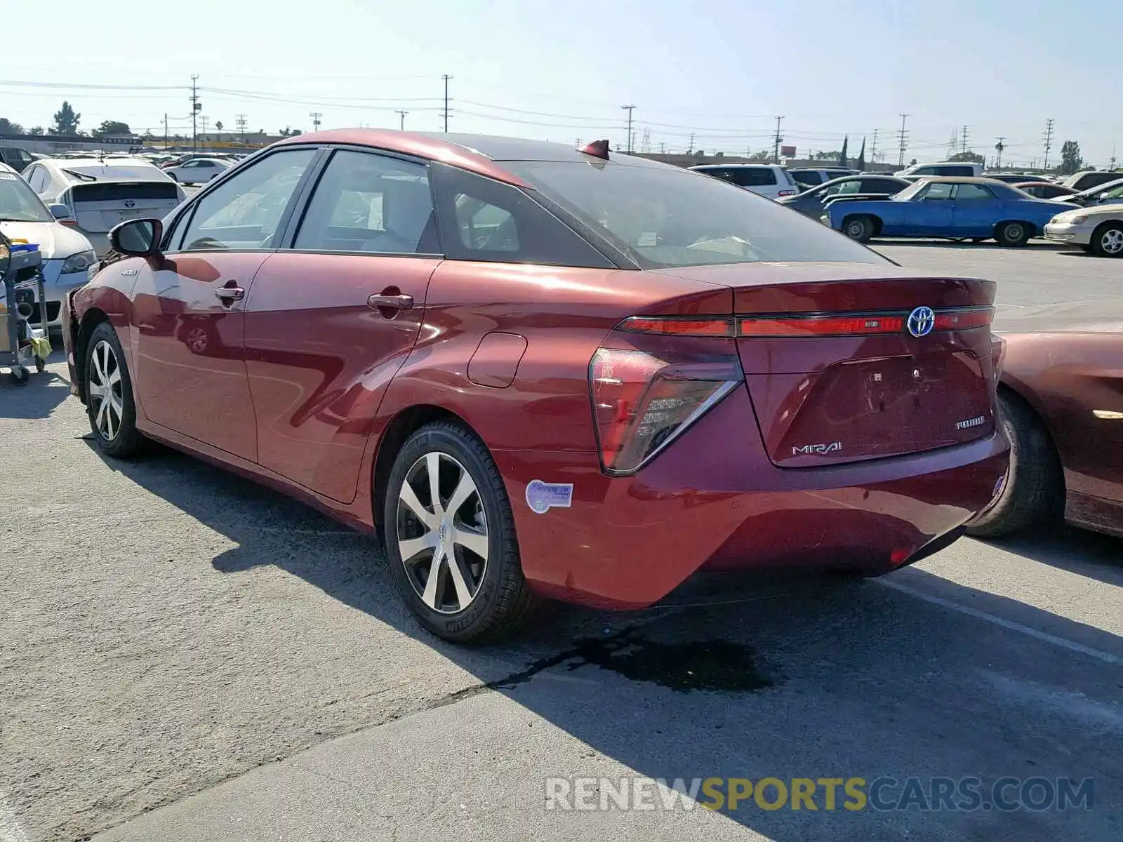 3 Photograph of a damaged car JTDBVRBD1KA005994 TOYOTA MIRAI 2019