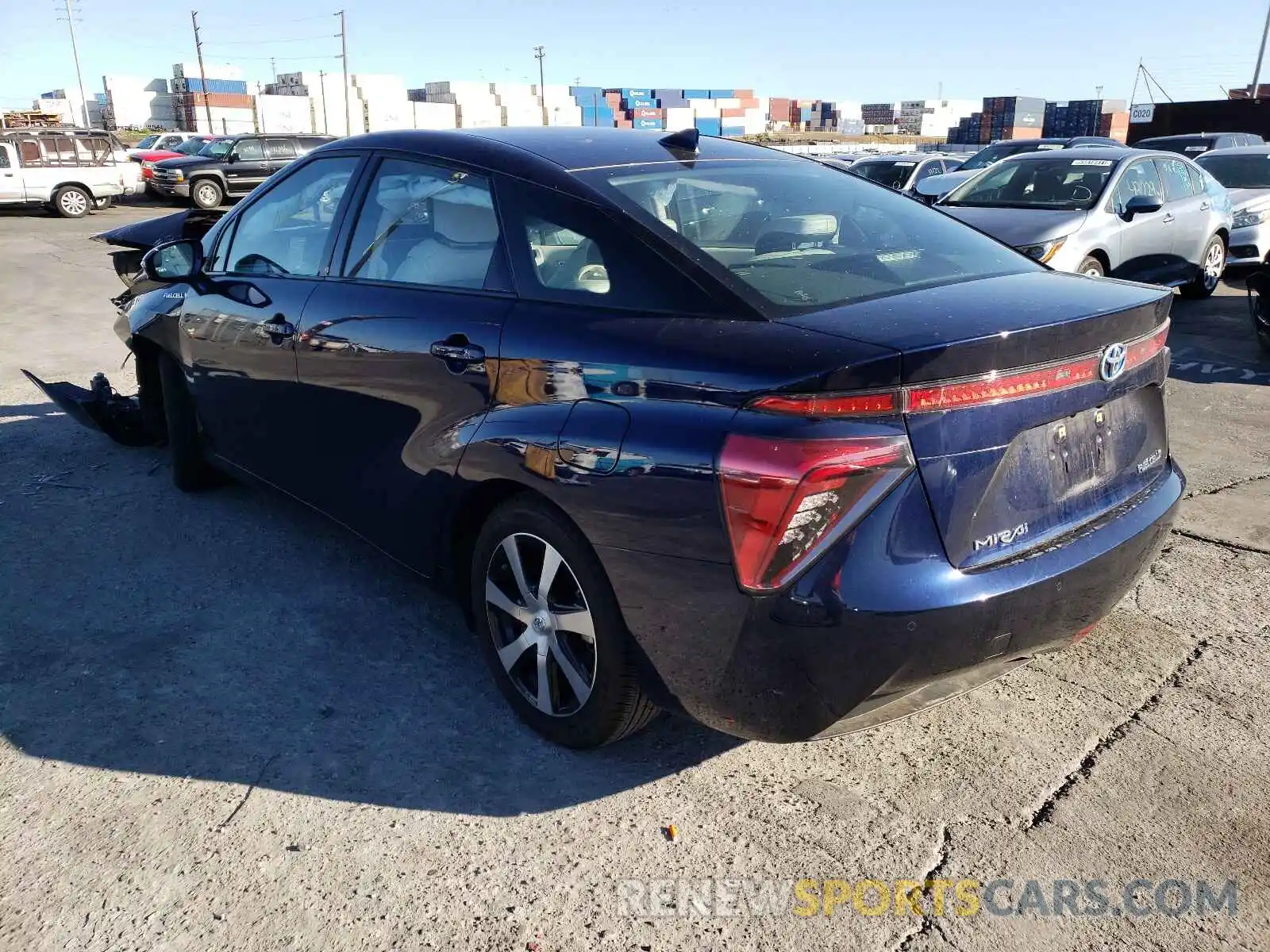 3 Photograph of a damaged car JTDBVRBD1KA007146 TOYOTA MIRAI 2019