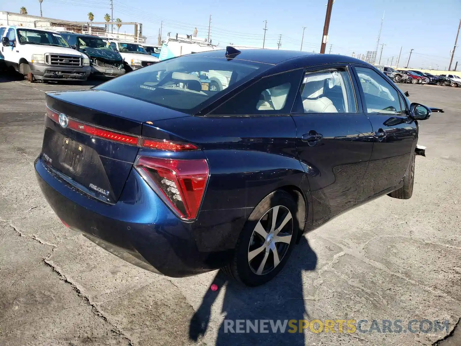 4 Photograph of a damaged car JTDBVRBD1KA007146 TOYOTA MIRAI 2019