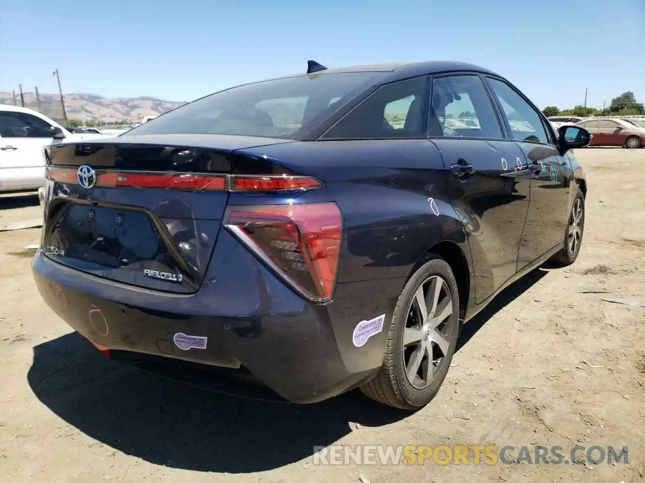 4 Photograph of a damaged car JTDBVRBD2KA005549 TOYOTA MIRAI 2019