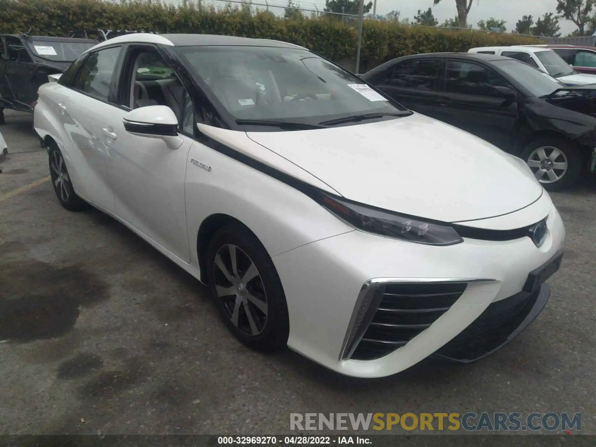 1 Photograph of a damaged car JTDBVRBD2KA005812 TOYOTA MIRAI 2019