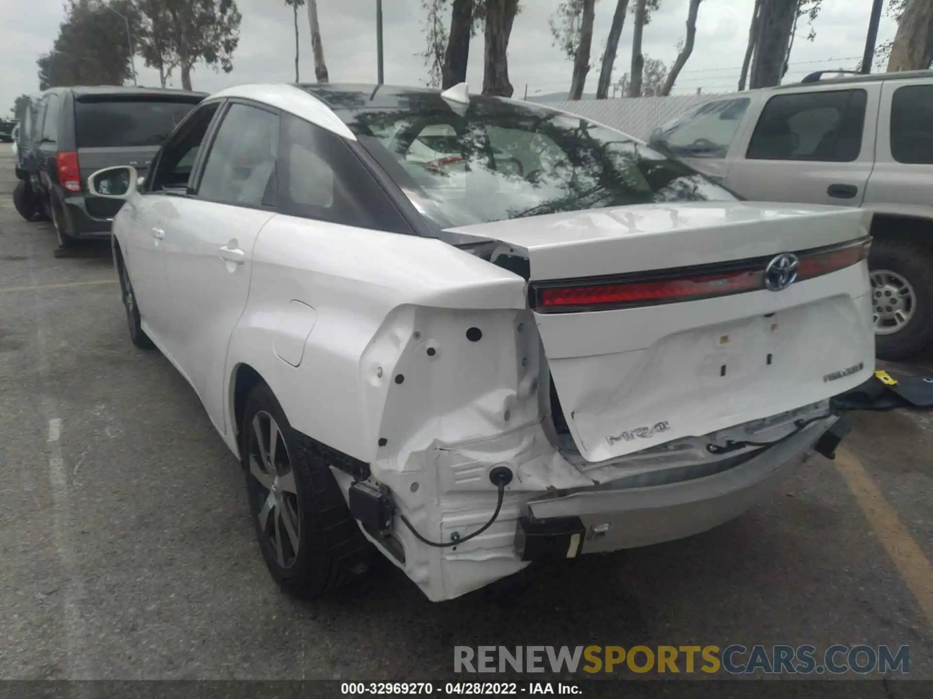 3 Photograph of a damaged car JTDBVRBD2KA005812 TOYOTA MIRAI 2019