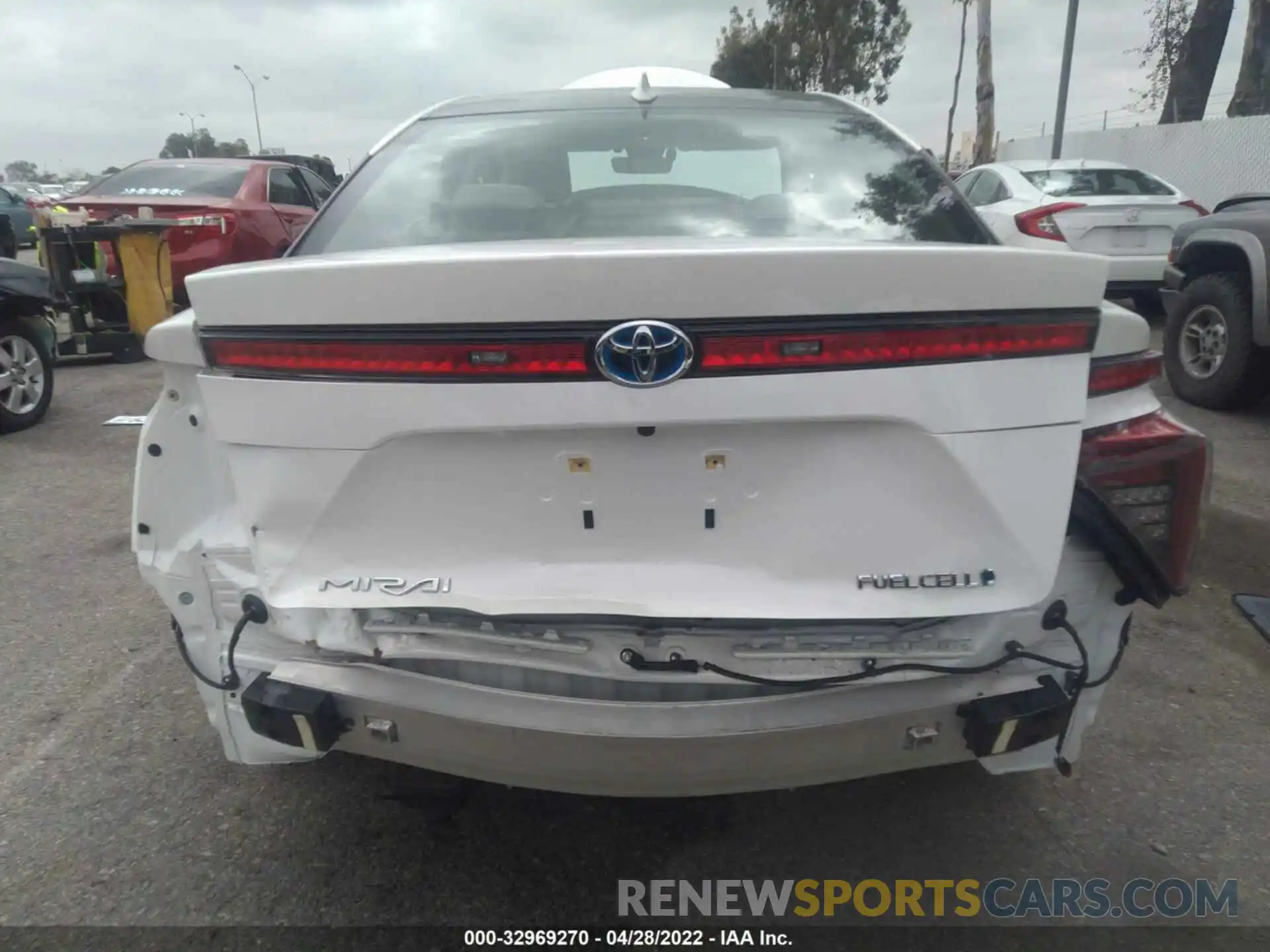 6 Photograph of a damaged car JTDBVRBD2KA005812 TOYOTA MIRAI 2019