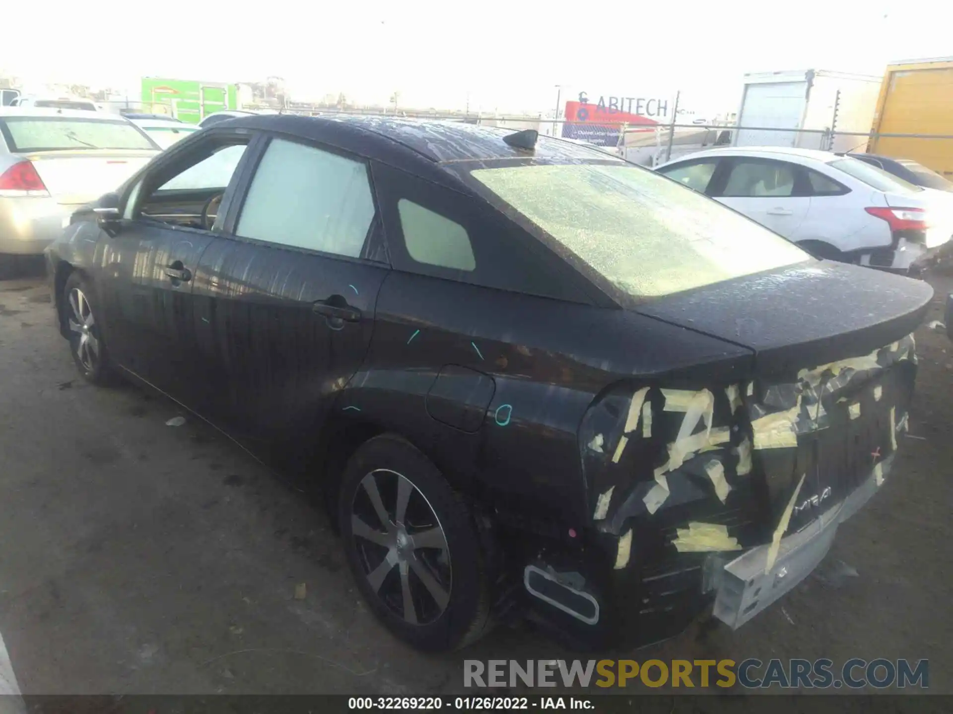 2 Photograph of a damaged car JTDBVRBD3KA005866 TOYOTA MIRAI 2019