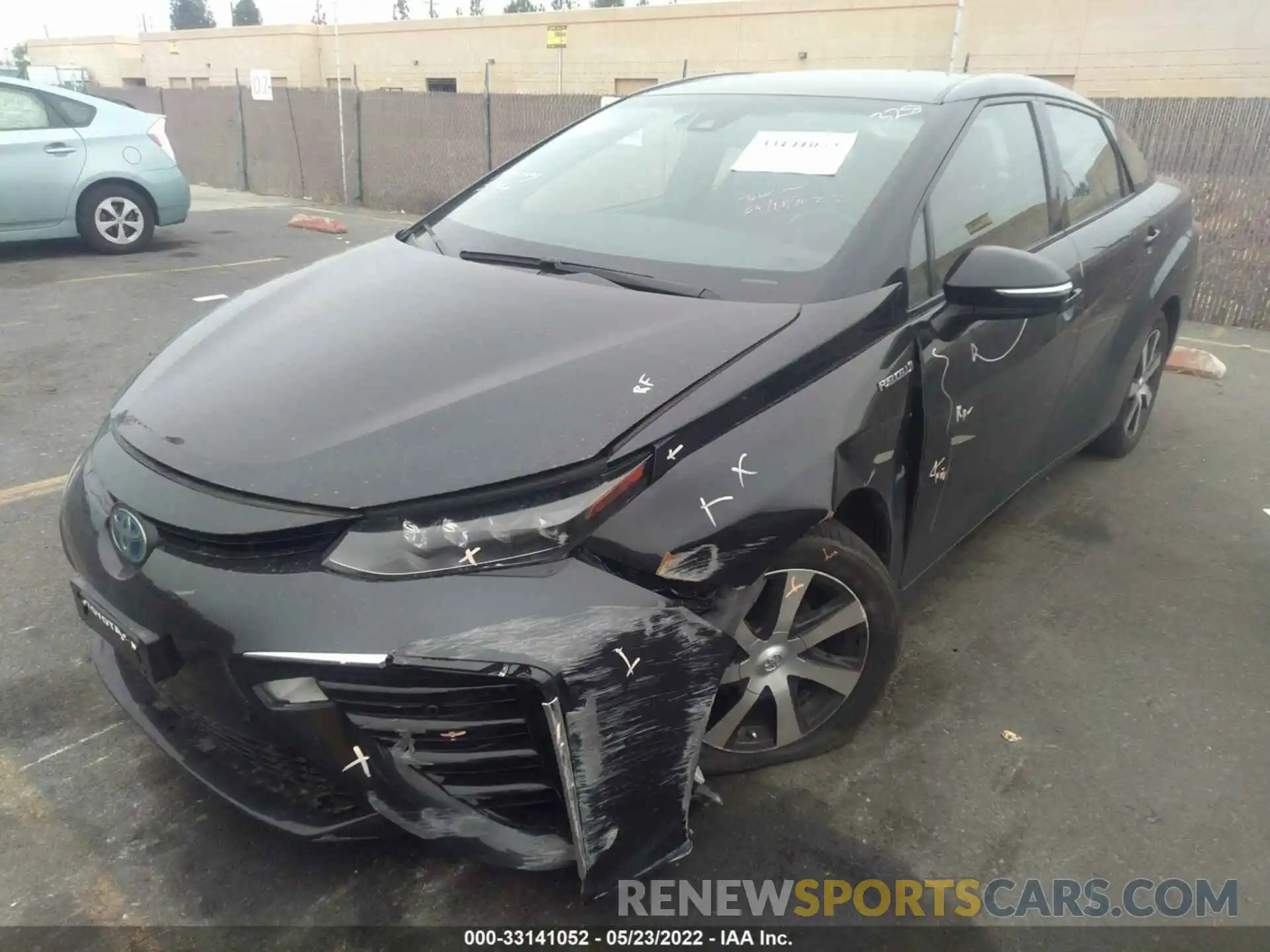 2 Photograph of a damaged car JTDBVRBD4KA006122 TOYOTA MIRAI 2019