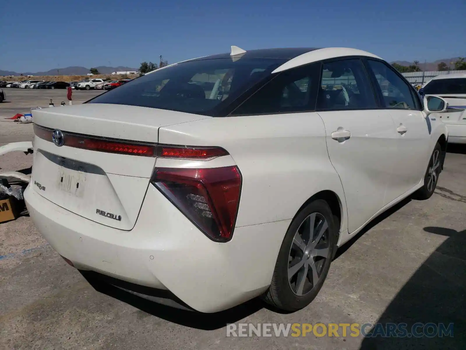 4 Фотография поврежденного автомобиля JTDBVRBD4KA006606 TOYOTA MIRAI 2019