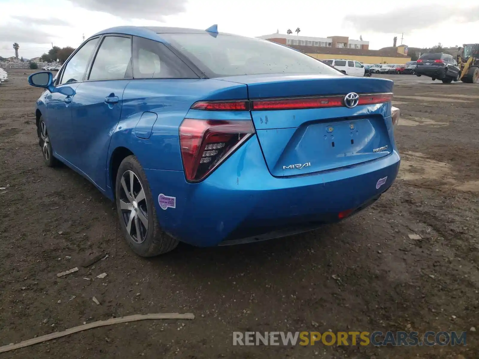 3 Photograph of a damaged car JTDBVRBD4KA006816 TOYOTA MIRAI 2019