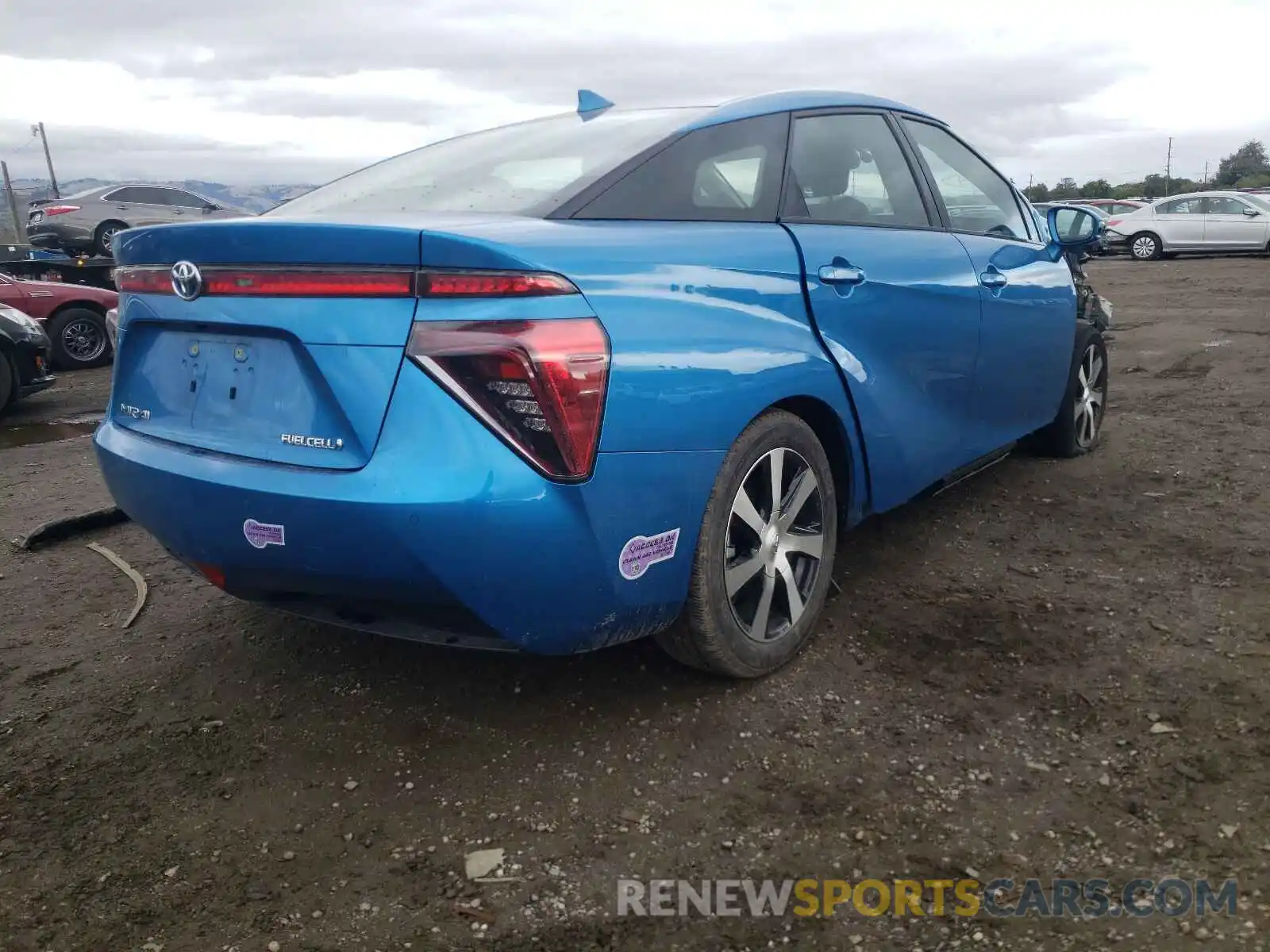 4 Photograph of a damaged car JTDBVRBD4KA006816 TOYOTA MIRAI 2019