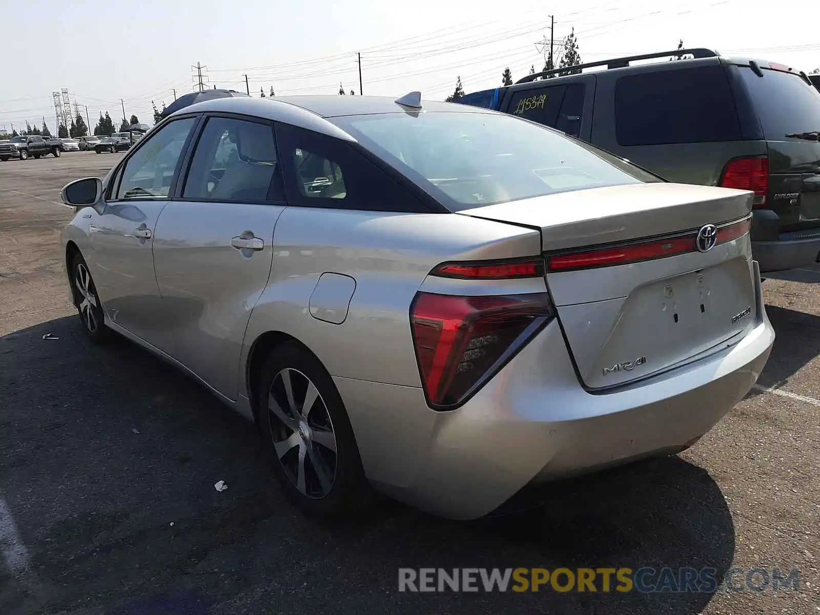 3 Photograph of a damaged car JTDBVRBD4KA007609 TOYOTA MIRAI 2019