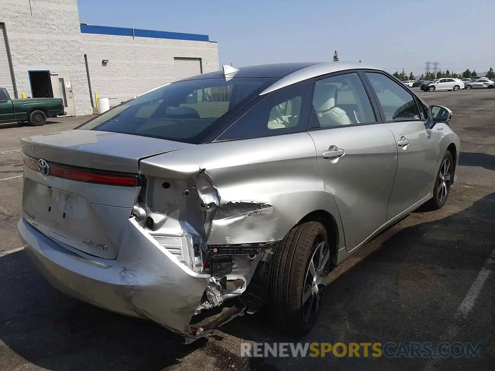 4 Photograph of a damaged car JTDBVRBD4KA007609 TOYOTA MIRAI 2019