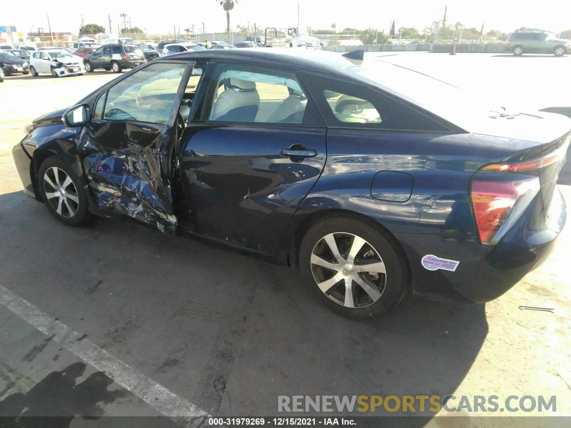 3 Photograph of a damaged car JTDBVRBD5KA005612 TOYOTA MIRAI 2019