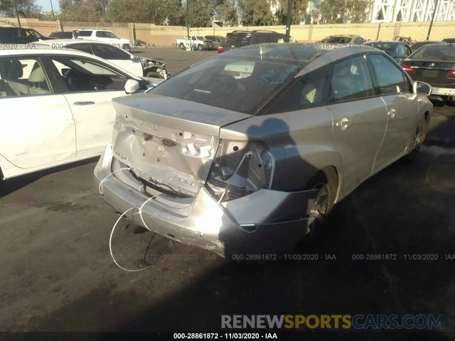 4 Photograph of a damaged car JTDBVRBD5KA006050 TOYOTA MIRAI 2019