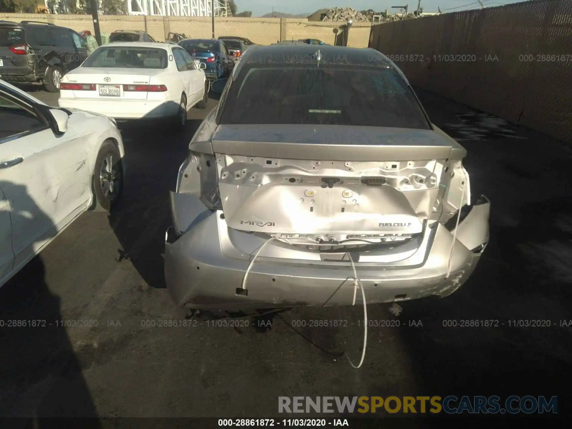 6 Photograph of a damaged car JTDBVRBD5KA006050 TOYOTA MIRAI 2019