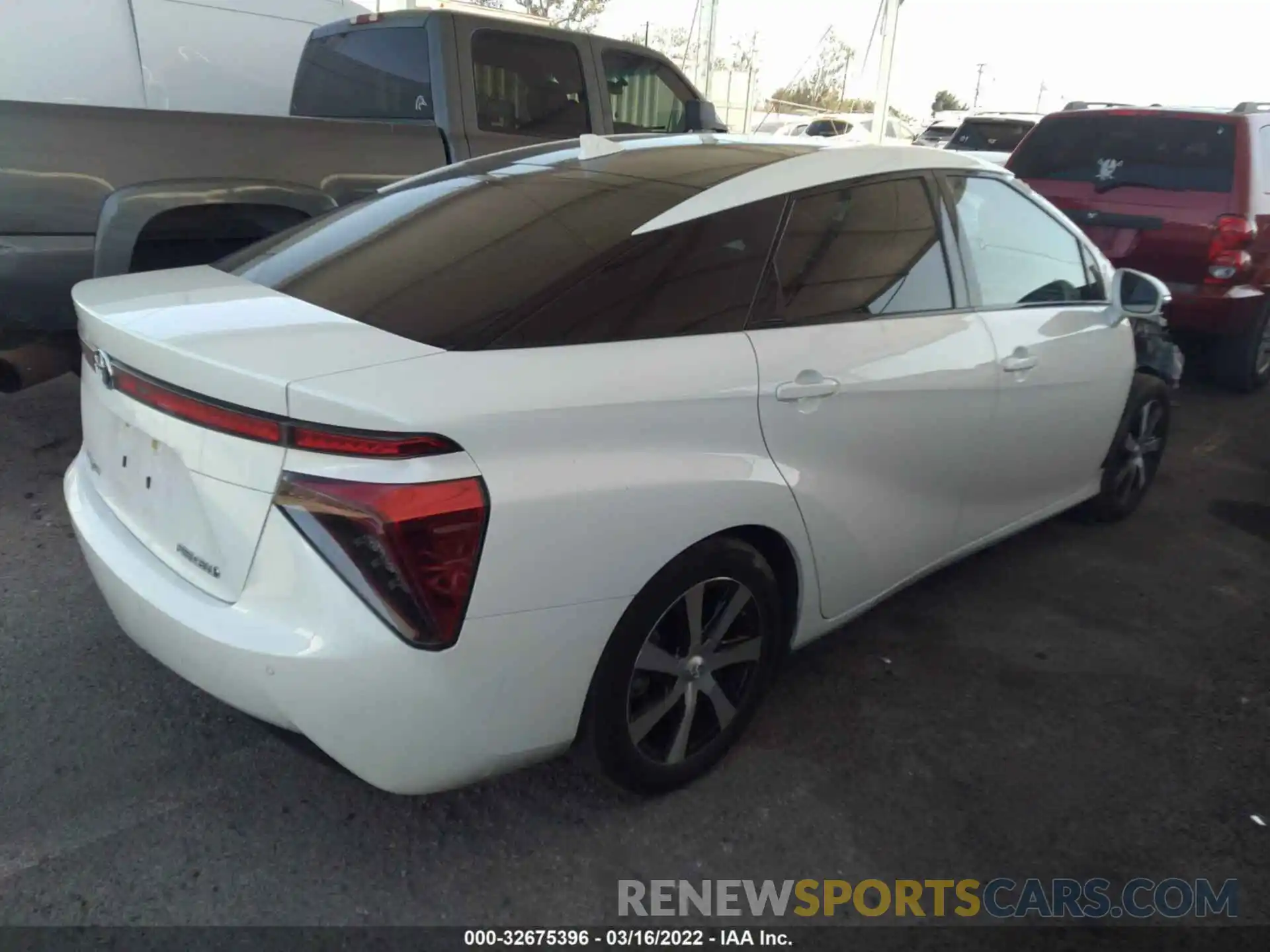 4 Фотография поврежденного автомобиля JTDBVRBD5KA006355 TOYOTA MIRAI 2019