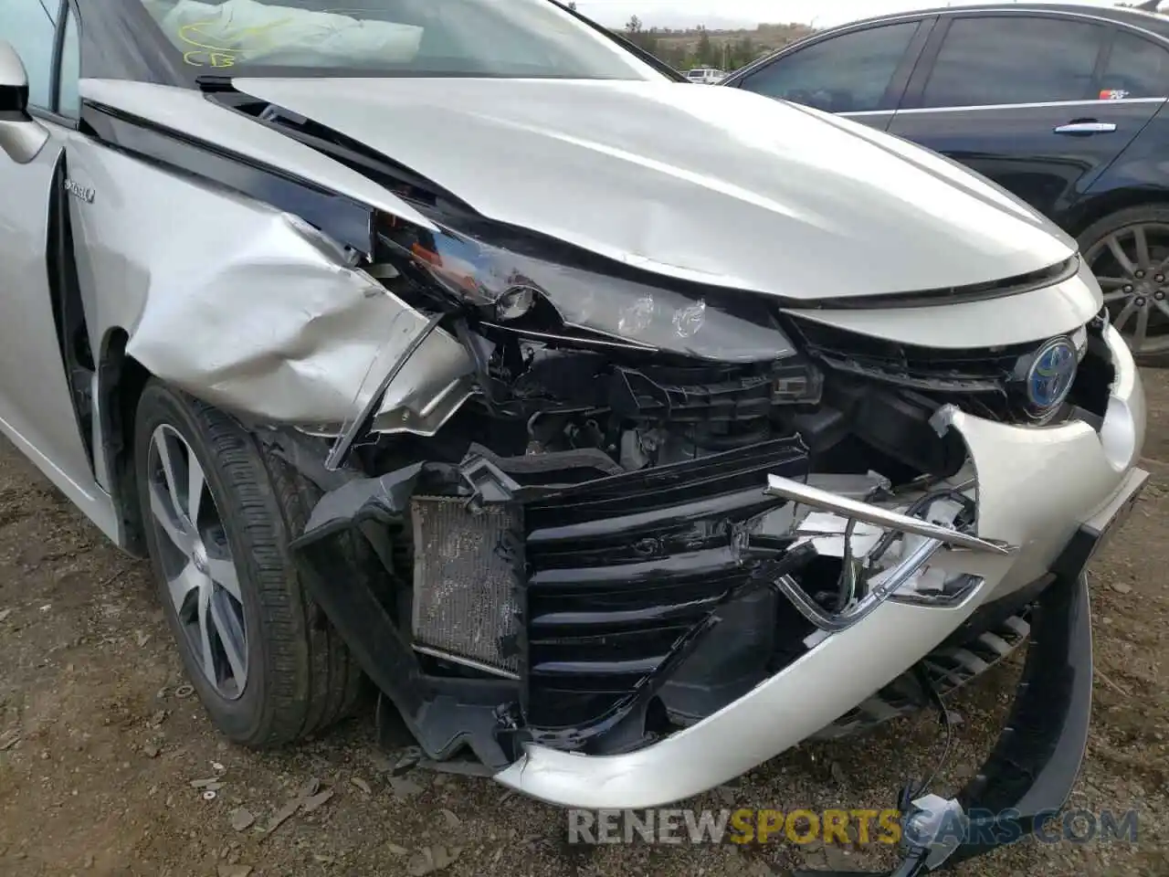 9 Photograph of a damaged car JTDBVRBD5KA006856 TOYOTA MIRAI 2019