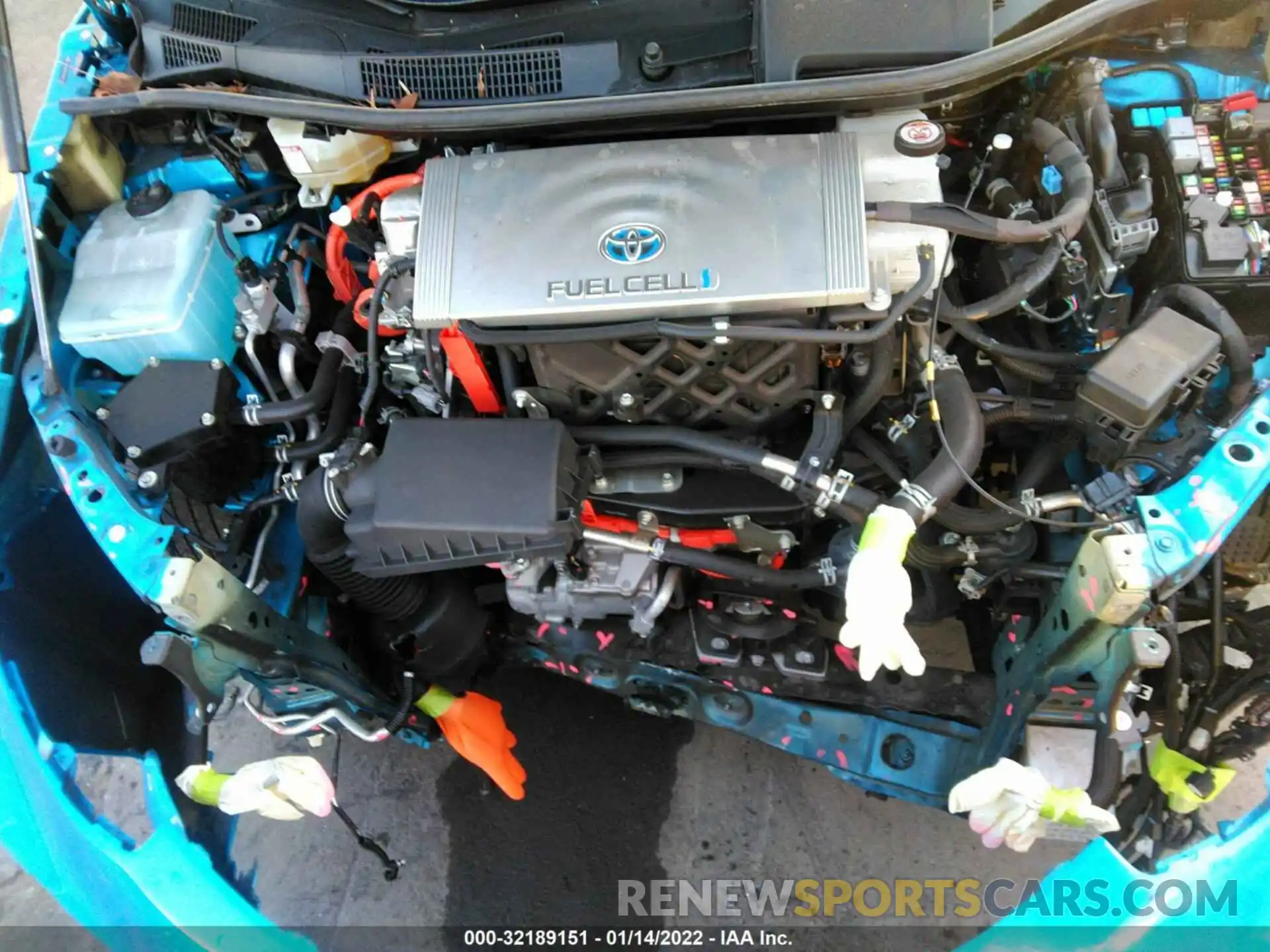 10 Photograph of a damaged car JTDBVRBD5KA007389 TOYOTA MIRAI 2019