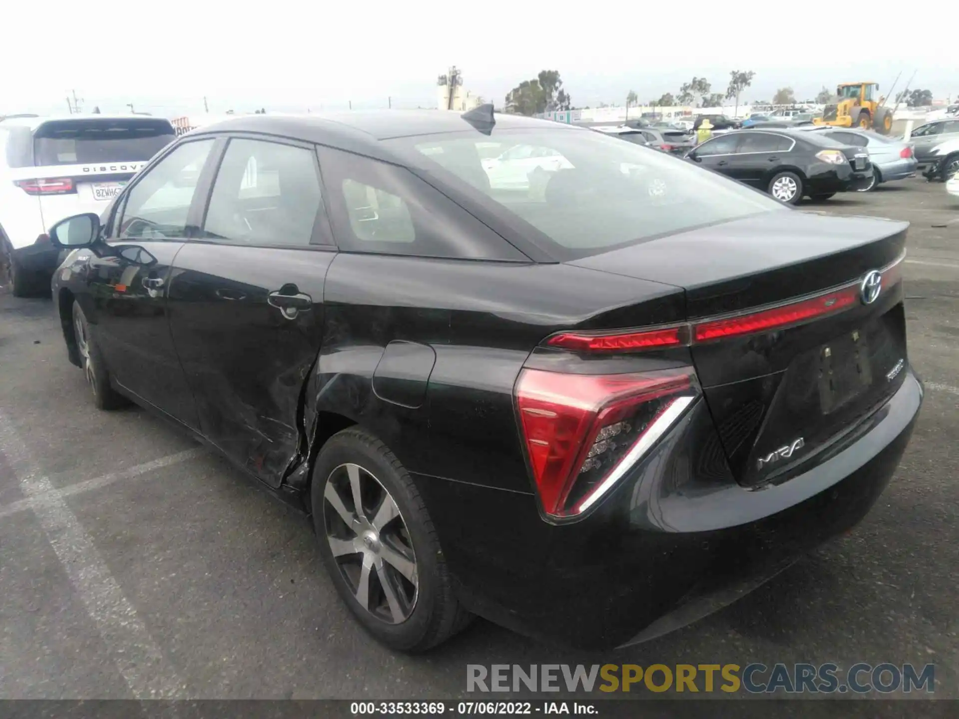 3 Photograph of a damaged car JTDBVRBD5KA007781 TOYOTA MIRAI 2019