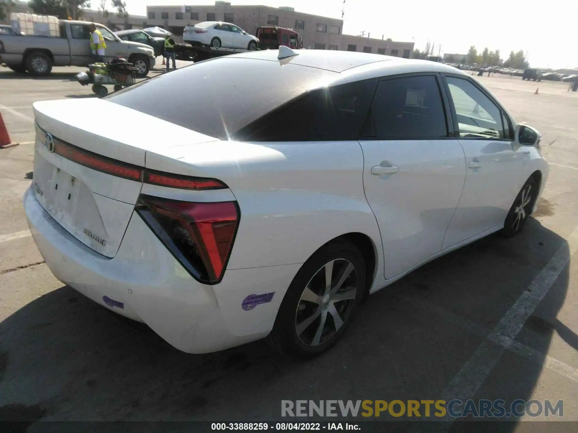 4 Photograph of a damaged car JTDBVRBD6KA005618 TOYOTA MIRAI 2019