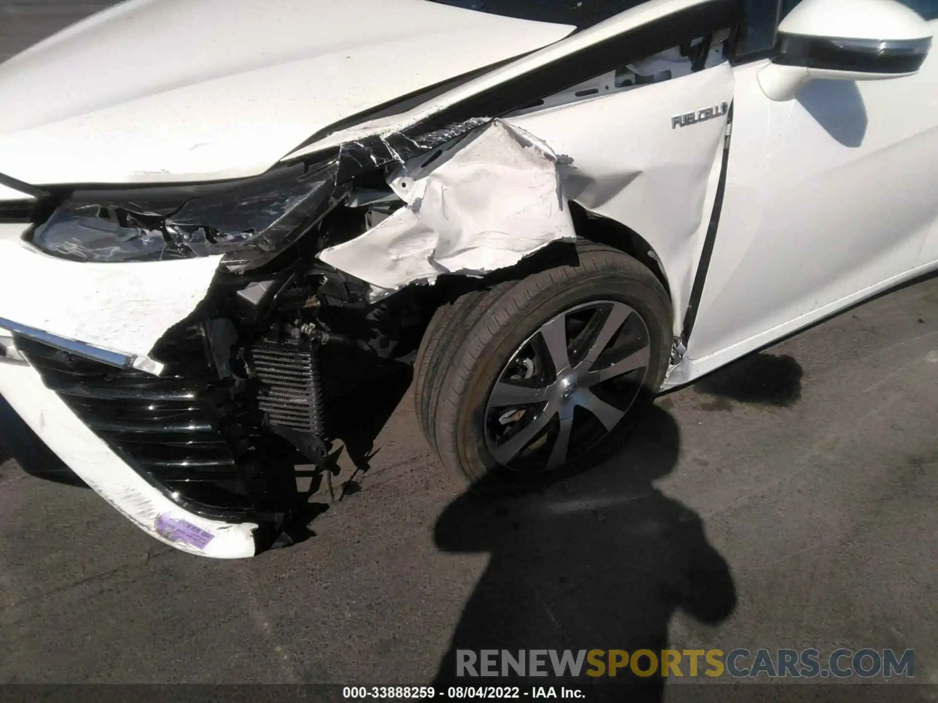 6 Photograph of a damaged car JTDBVRBD6KA005618 TOYOTA MIRAI 2019