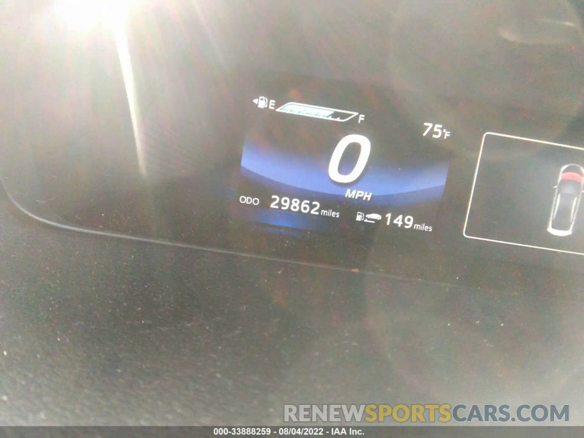 7 Photograph of a damaged car JTDBVRBD6KA005618 TOYOTA MIRAI 2019