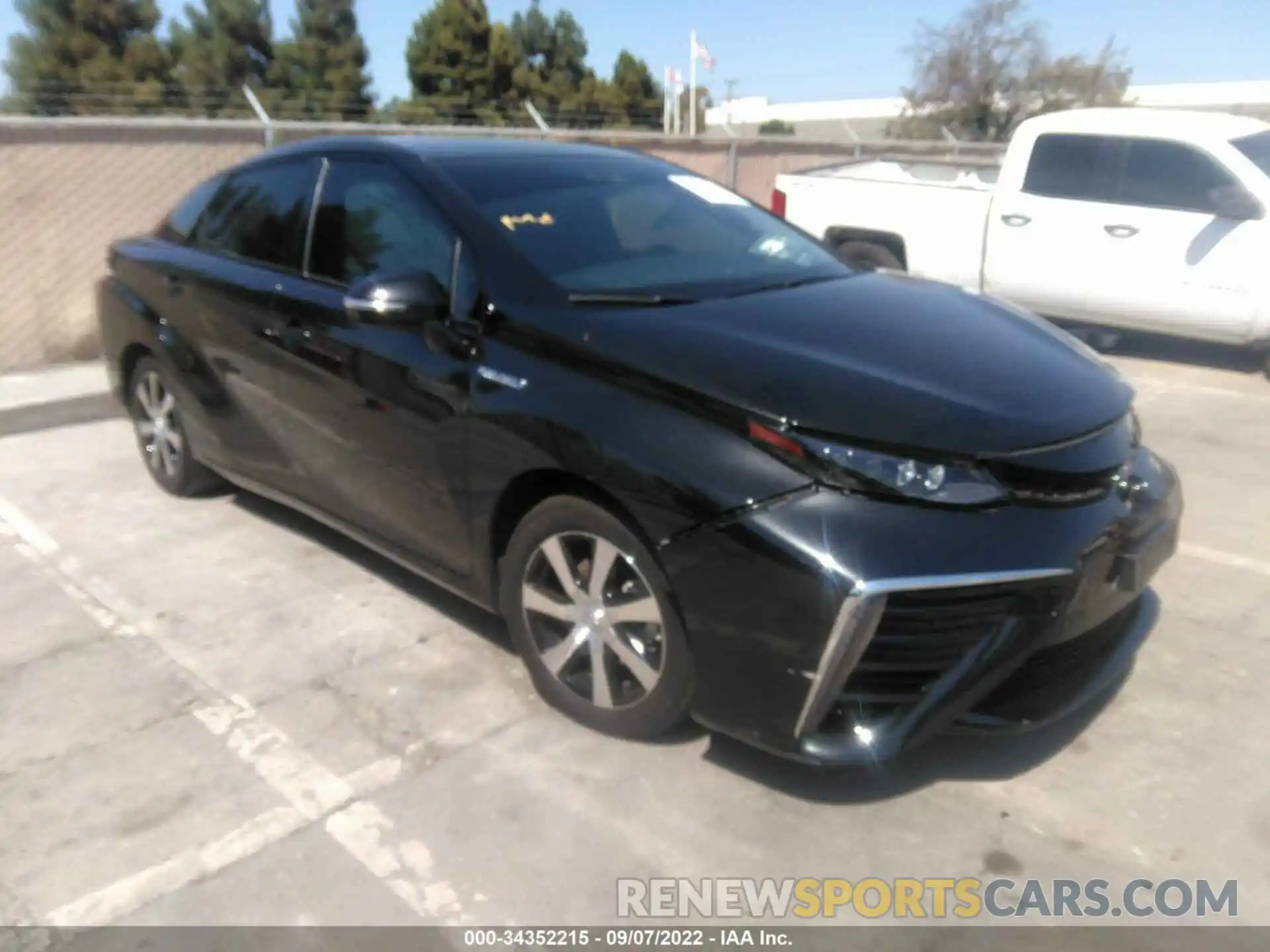 1 Photograph of a damaged car JTDBVRBD6KA005912 TOYOTA MIRAI 2019