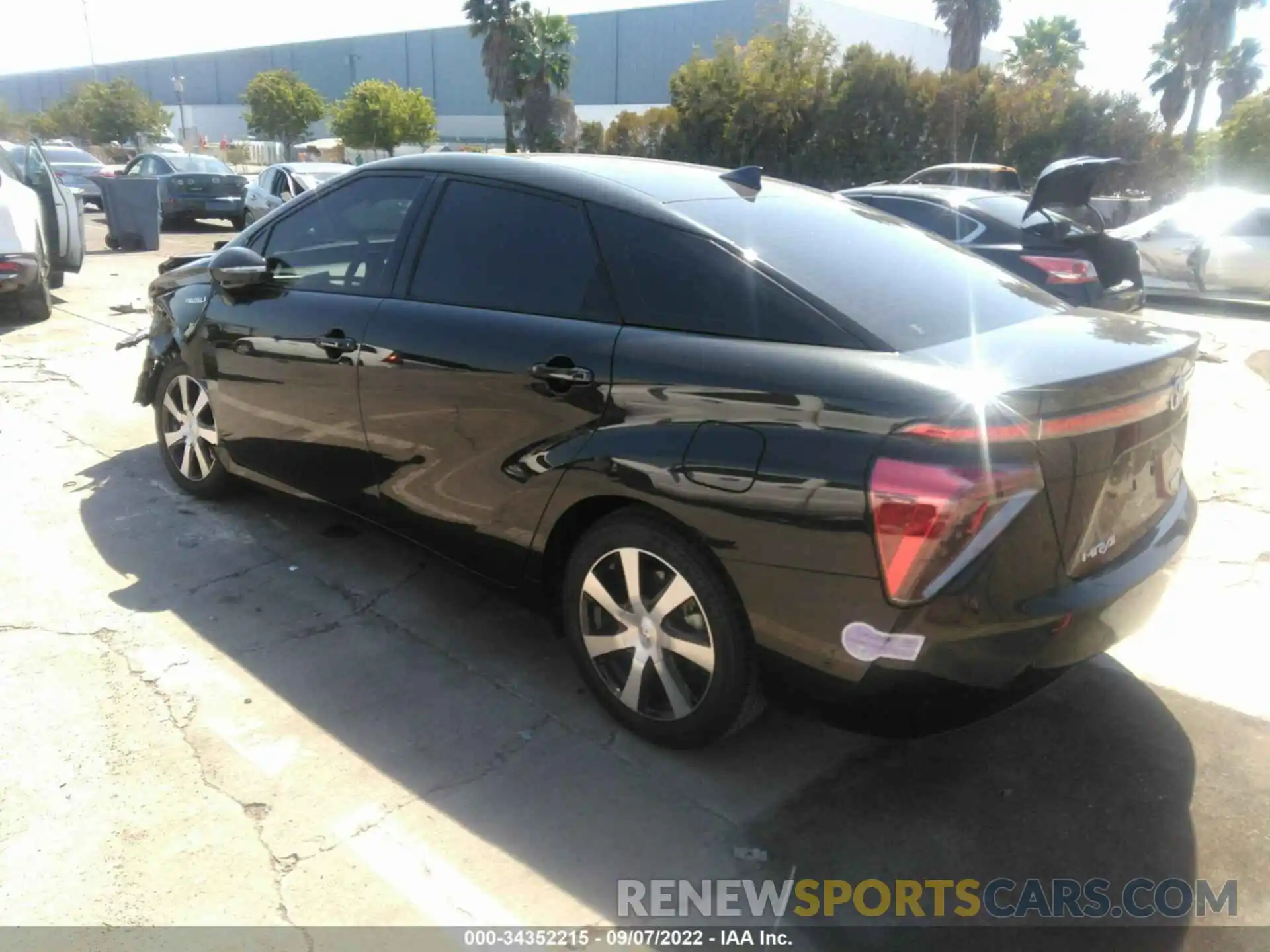 3 Photograph of a damaged car JTDBVRBD6KA005912 TOYOTA MIRAI 2019