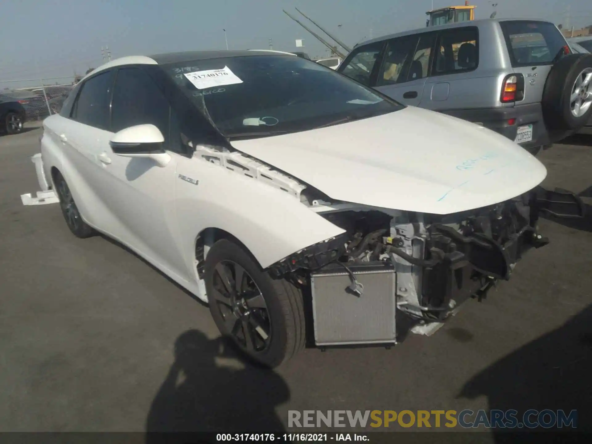 1 Photograph of a damaged car JTDBVRBD6KA006574 TOYOTA MIRAI 2019