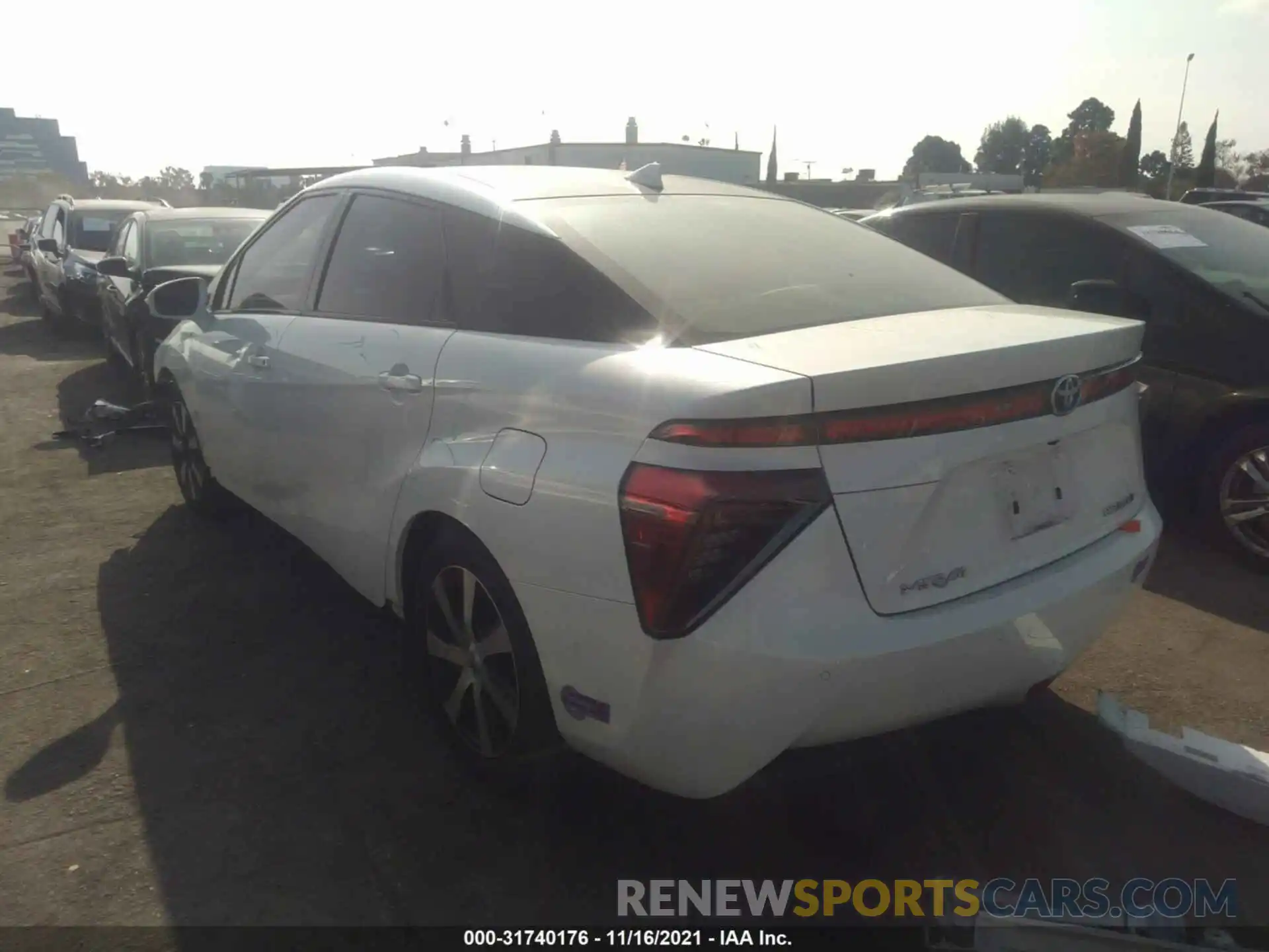 3 Photograph of a damaged car JTDBVRBD6KA006574 TOYOTA MIRAI 2019