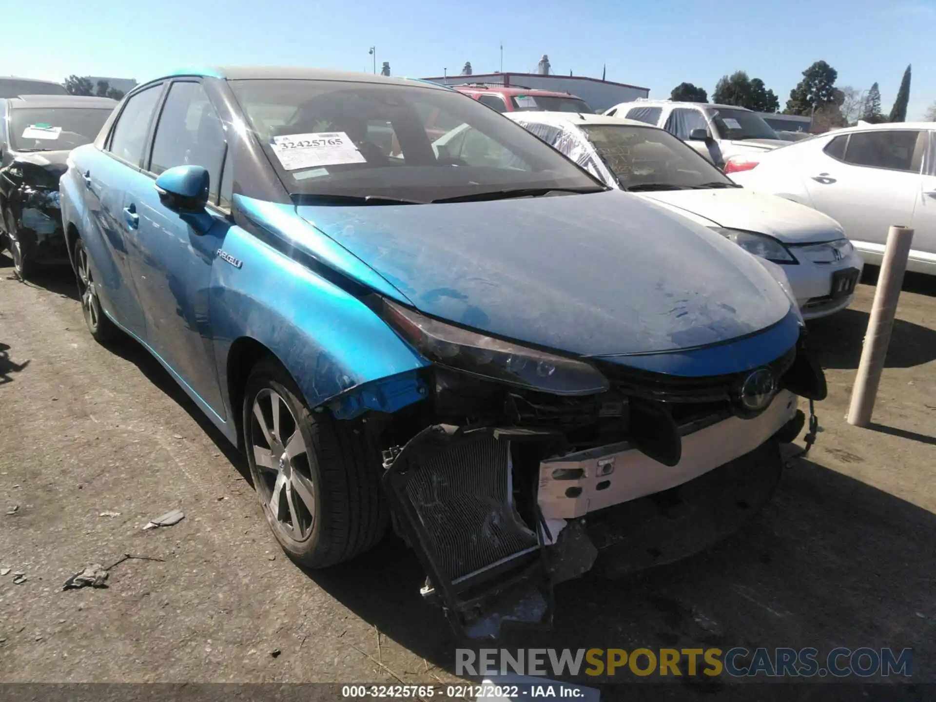 1 Photograph of a damaged car JTDBVRBD7KA005773 TOYOTA MIRAI 2019