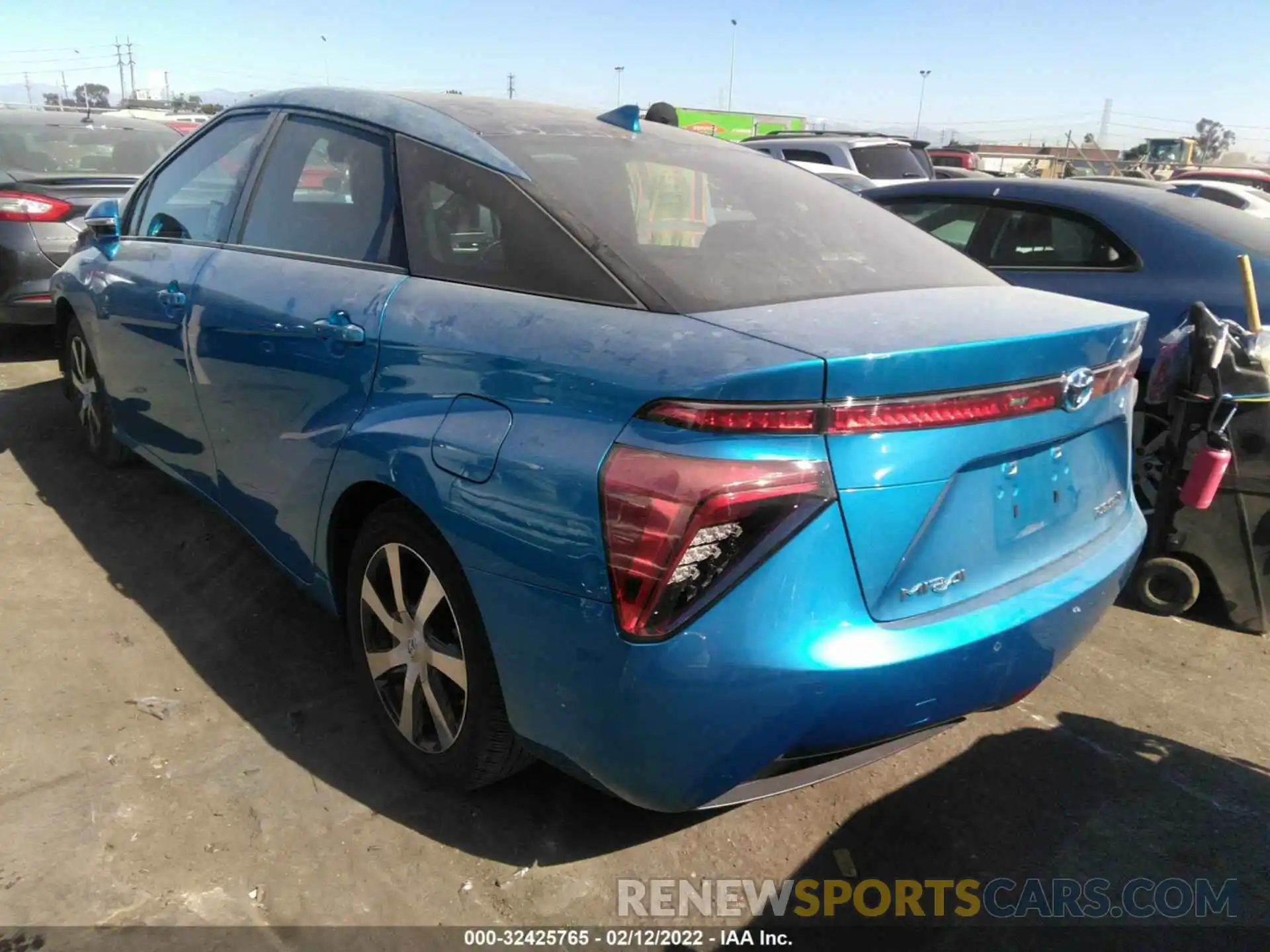 3 Photograph of a damaged car JTDBVRBD7KA005773 TOYOTA MIRAI 2019