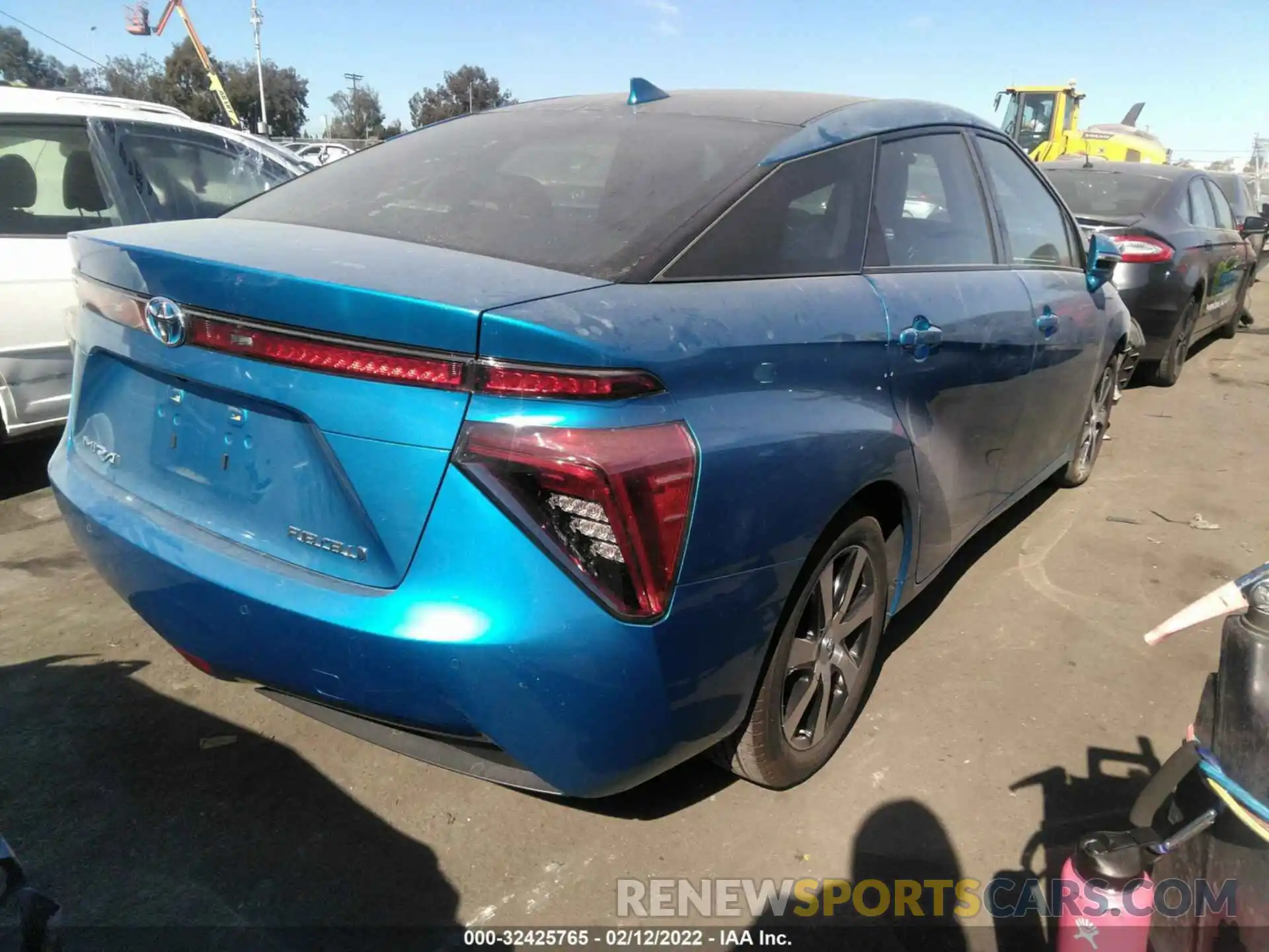 4 Фотография поврежденного автомобиля JTDBVRBD7KA005773 TOYOTA MIRAI 2019