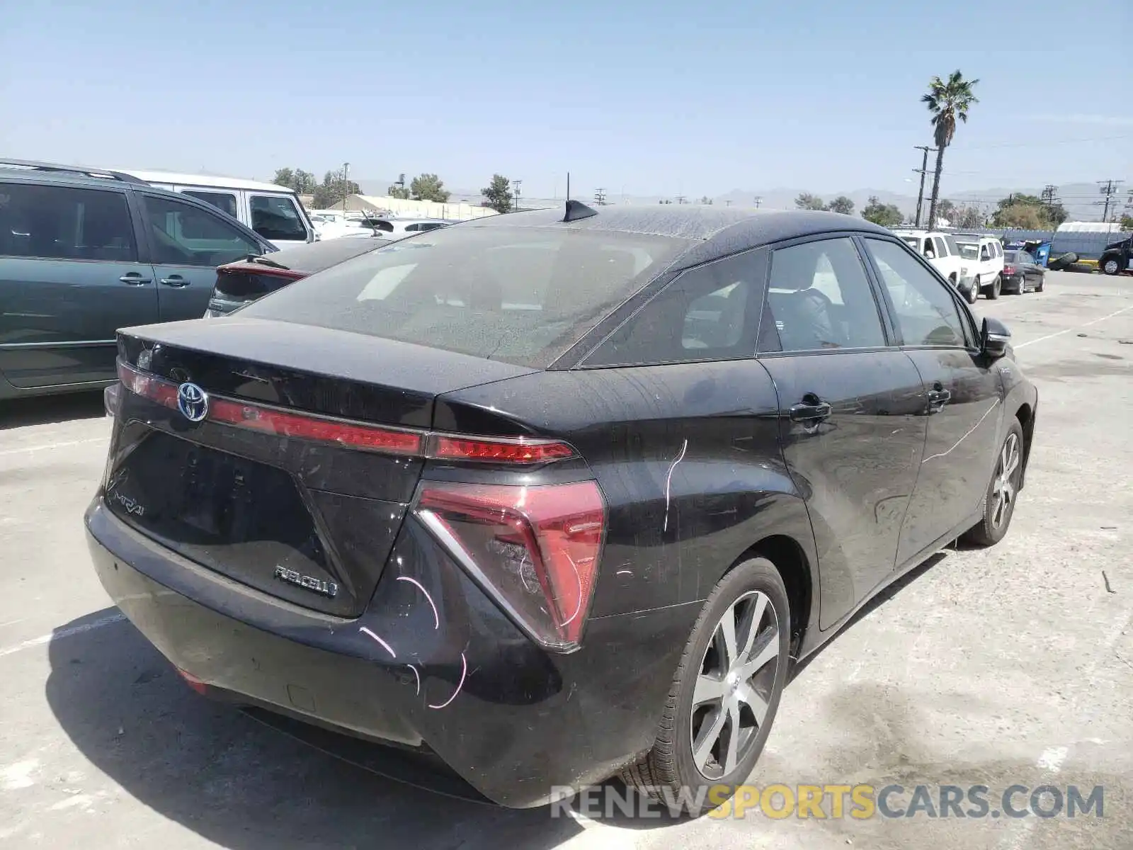 4 Фотография поврежденного автомобиля JTDBVRBD7KA005840 TOYOTA MIRAI 2019