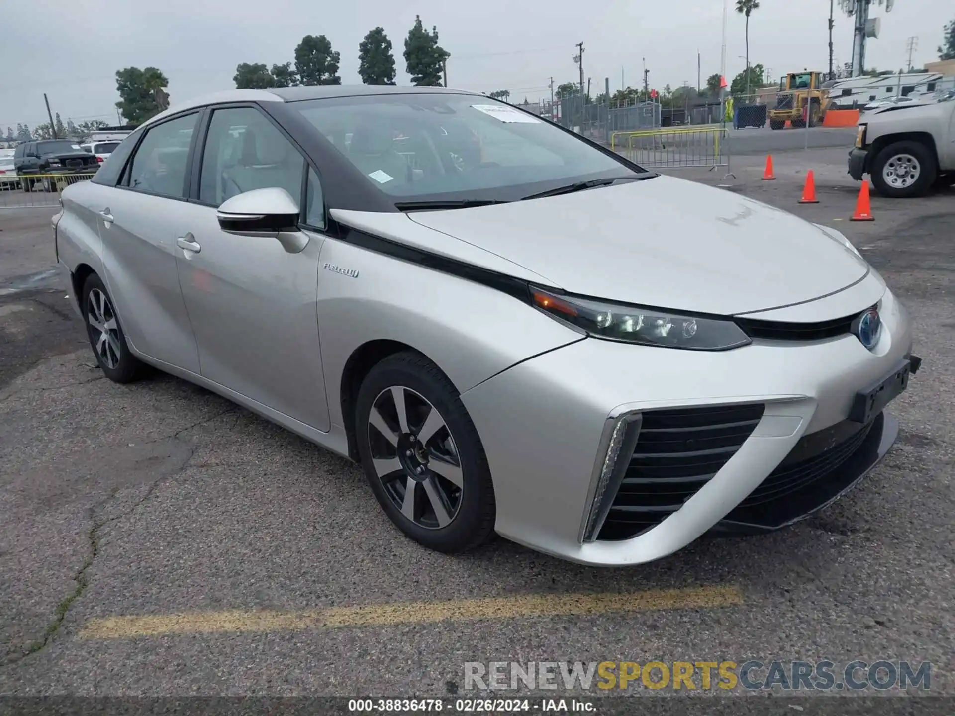 1 Photograph of a damaged car JTDBVRBD7KA005918 TOYOTA MIRAI 2019