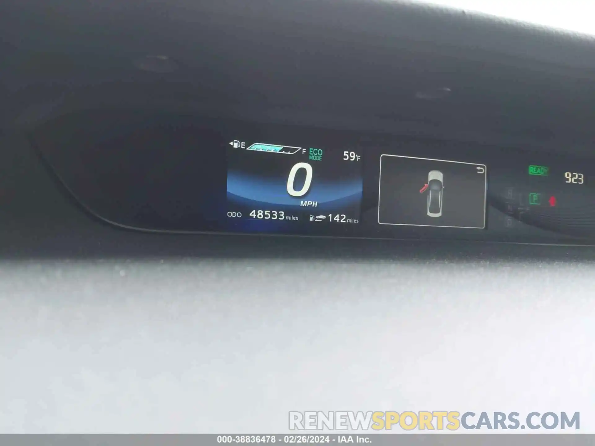 13 Photograph of a damaged car JTDBVRBD7KA005918 TOYOTA MIRAI 2019