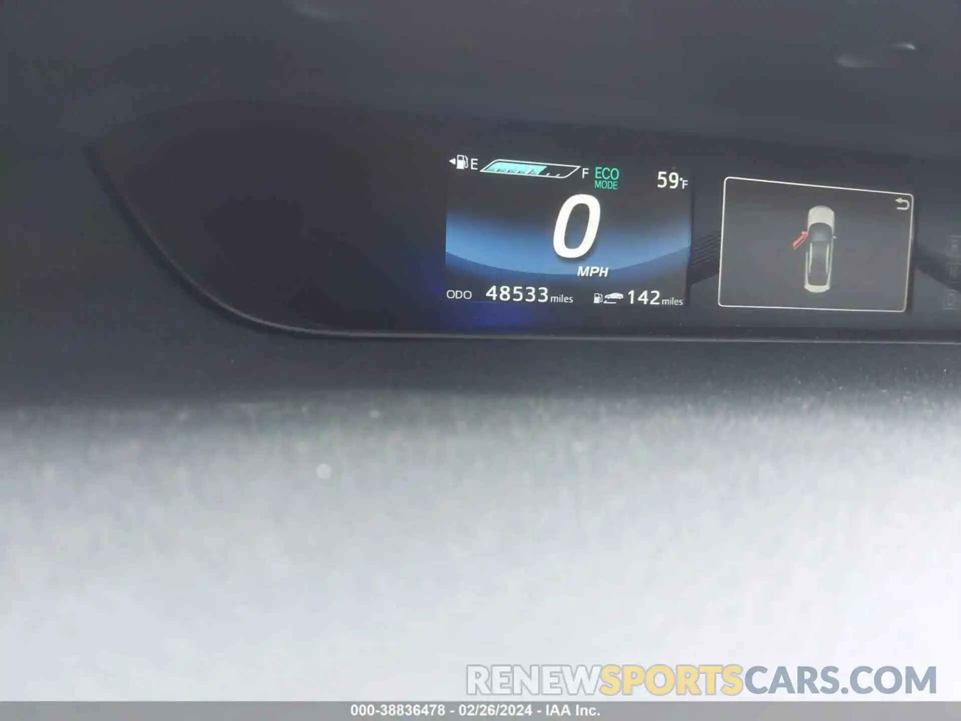 7 Photograph of a damaged car JTDBVRBD7KA005918 TOYOTA MIRAI 2019