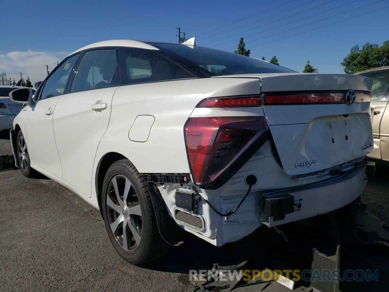 3 Photograph of a damaged car JTDBVRBD7KA006065 TOYOTA MIRAI 2019