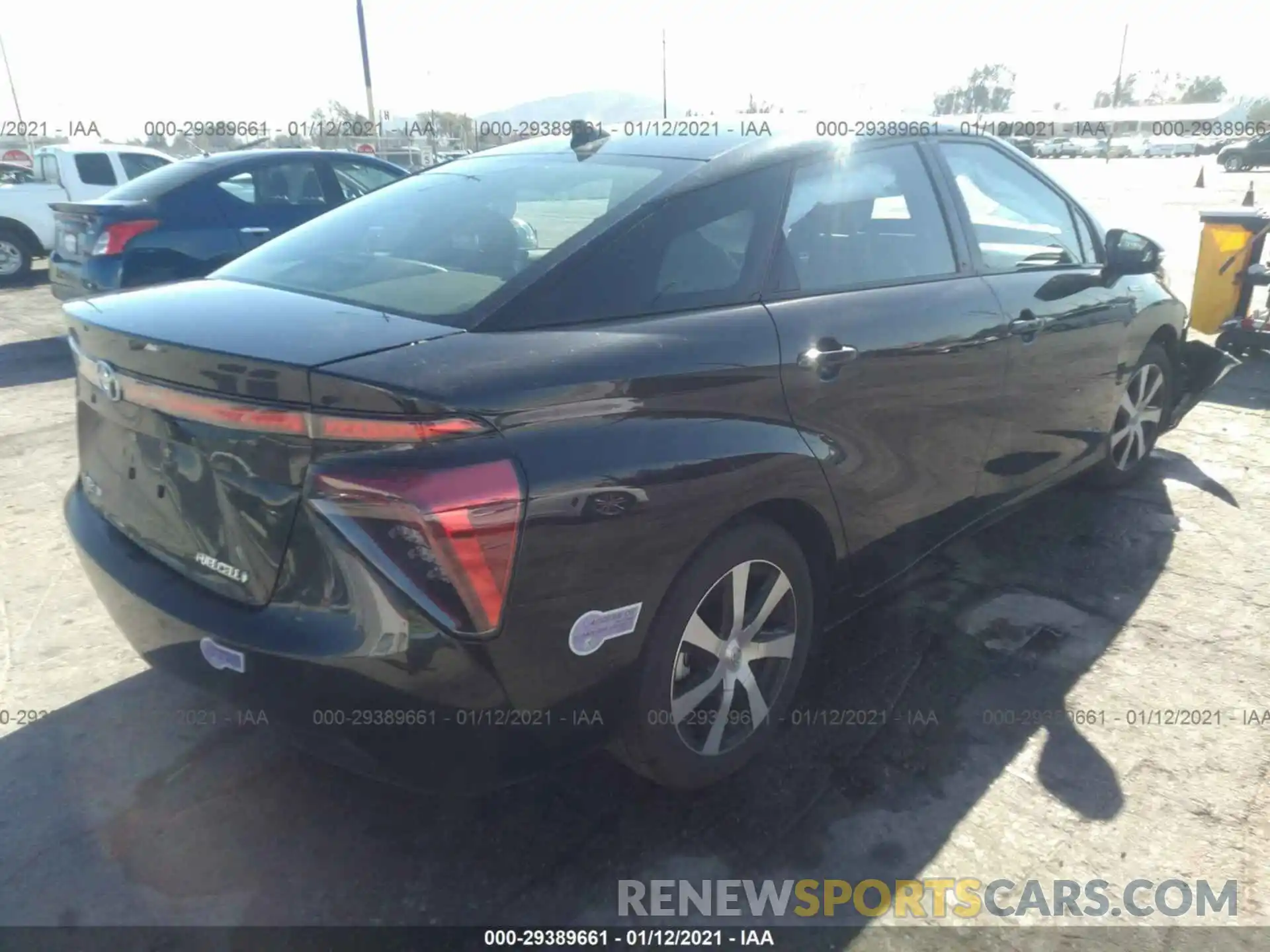 4 Photograph of a damaged car JTDBVRBD7KA006776 TOYOTA MIRAI 2019